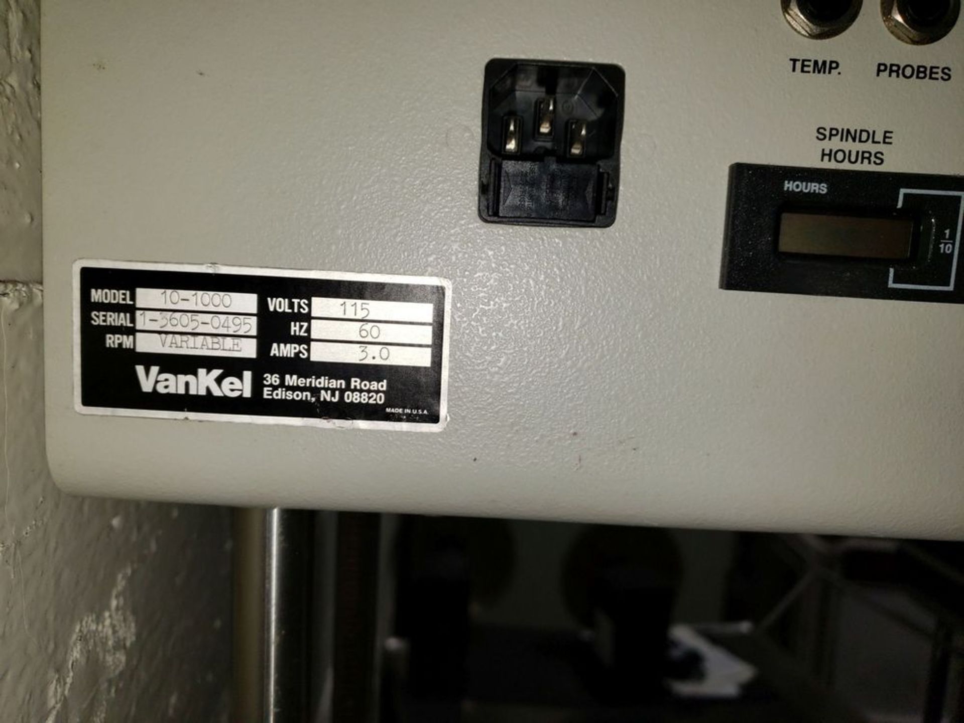 Vankel Dissolution Tester, model VK 7000, (6) spindles, with Vankel VK750 heater/circulator. - Image 8 of 10