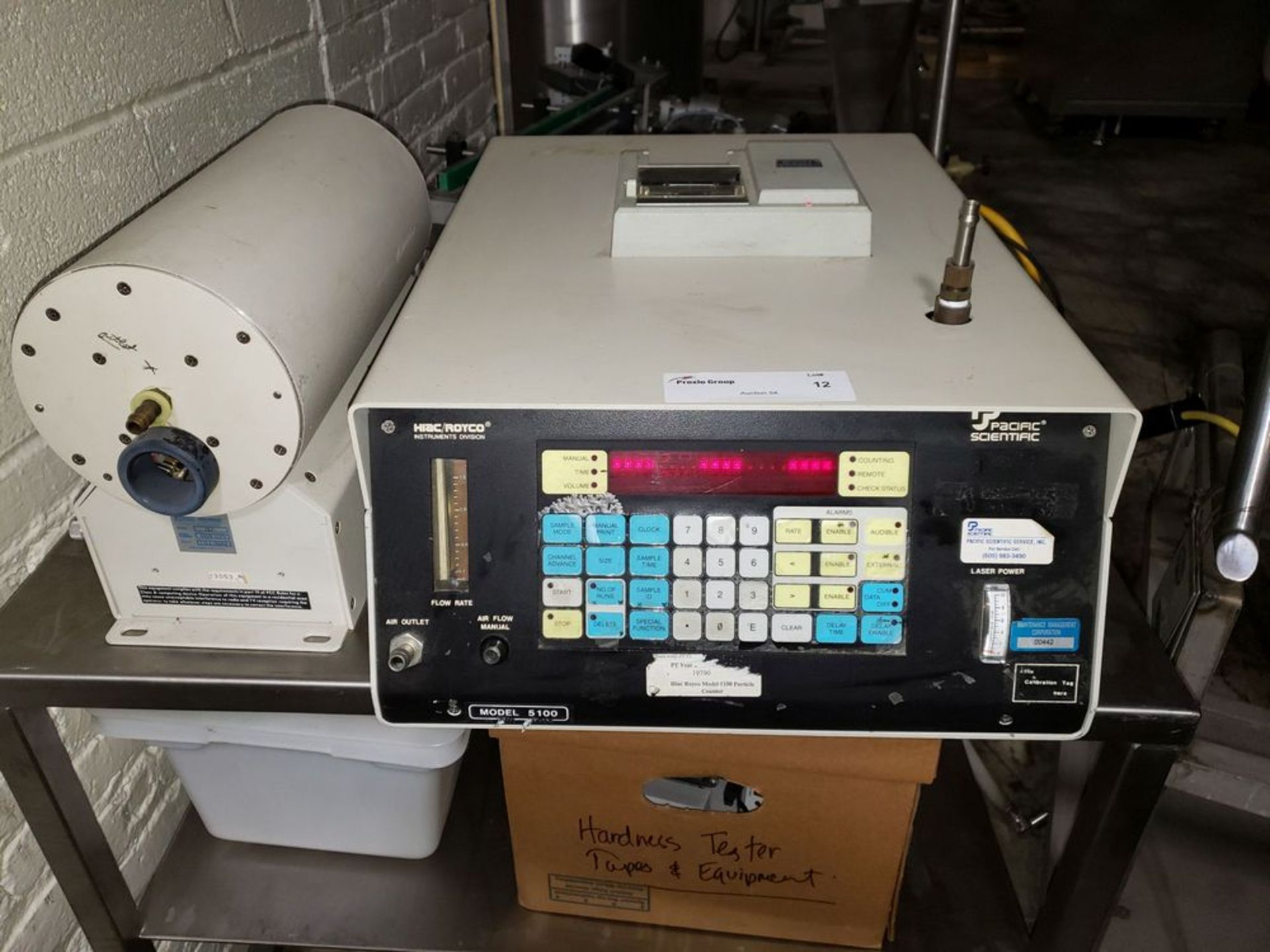 HIAC/Royco Model 5100 series He-Ne laser based aerosol particle couter