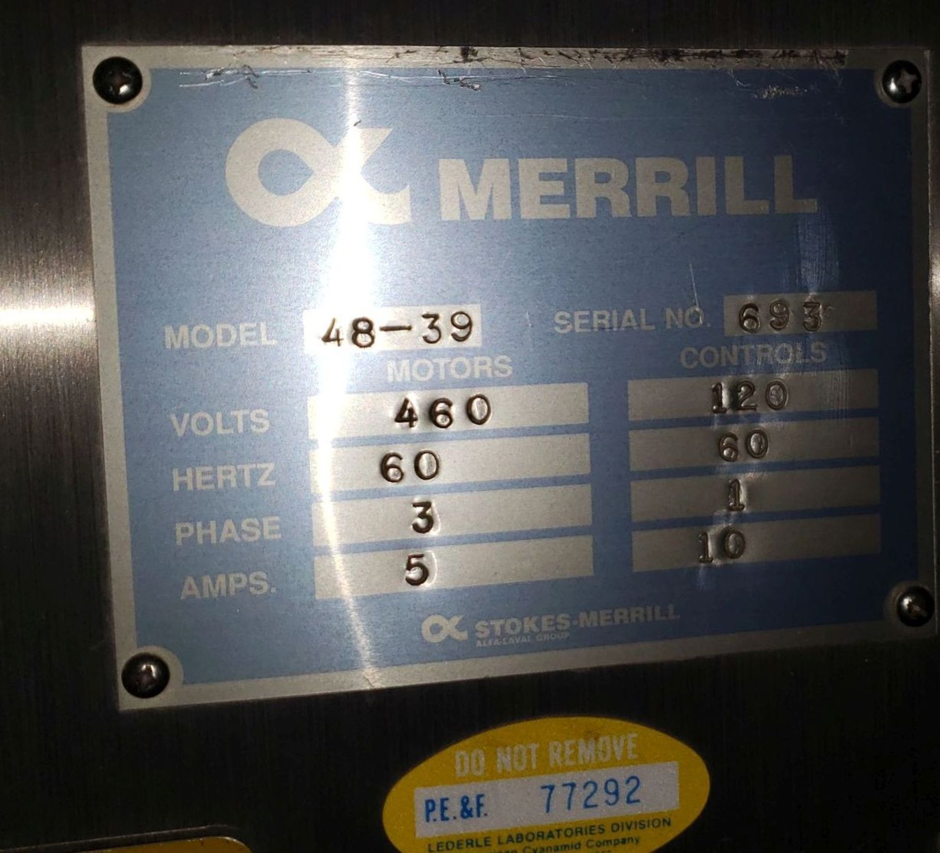 Merrill slat counter, model 48-39, serial# 693 - Image 10 of 41