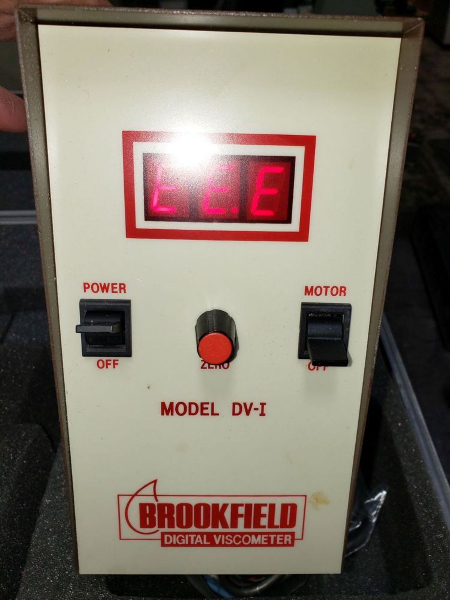 Brookfield Viscometer model DV1, no stand, in case. - Image 8 of 10