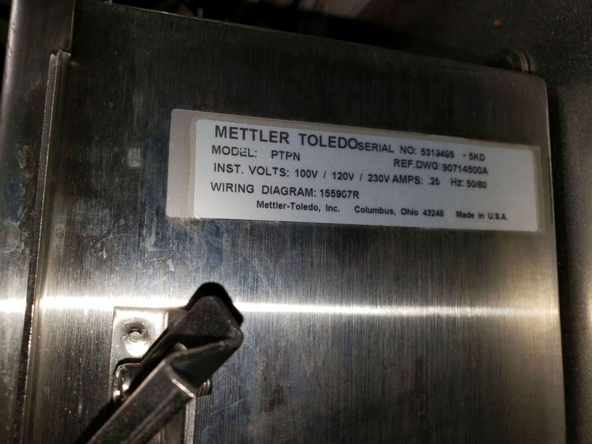 Mettler Toledo table top scale, model 1985, 14" x 14" platform, 66 lbs Cap - Image 6 of 10