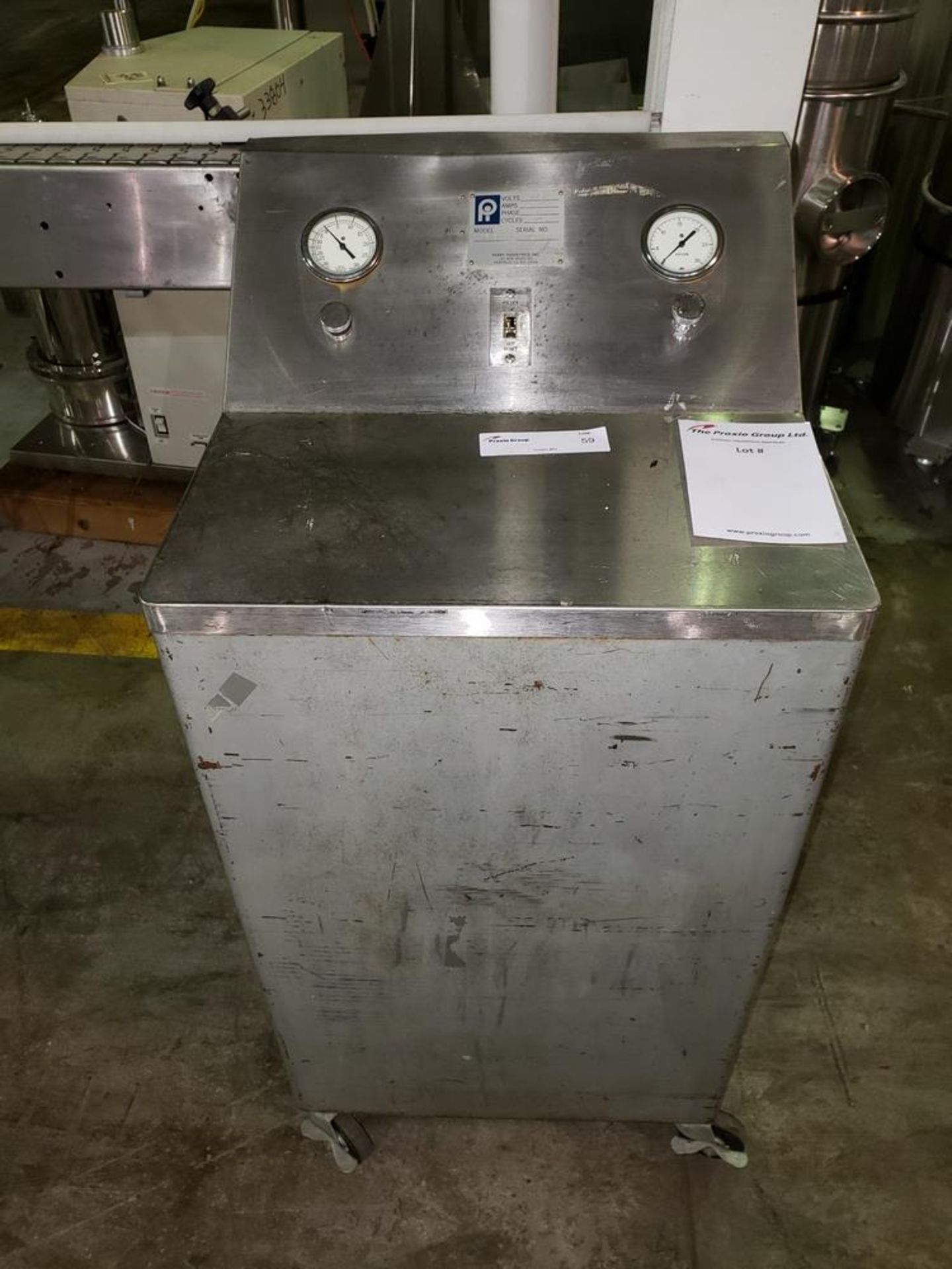 Perry Industries powder filler, model FC, 115 volt serial #1238.