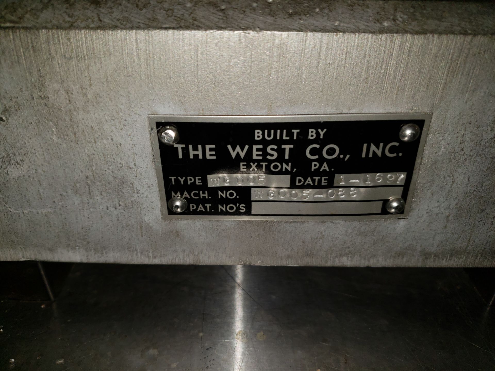 West seal force tester, model WG005, serial# 088. - Image 2 of 5