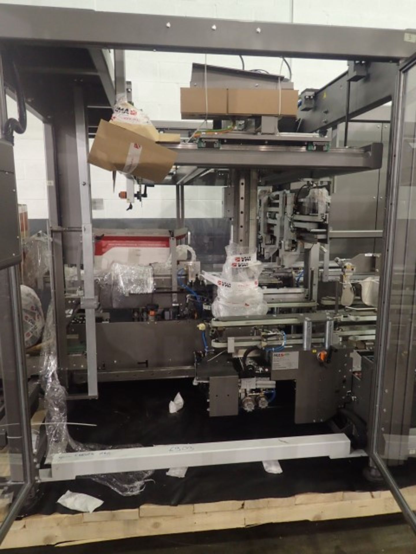 IMA top loading case packer with checkweigher and print & Apply Labeler - Image 12 of 22