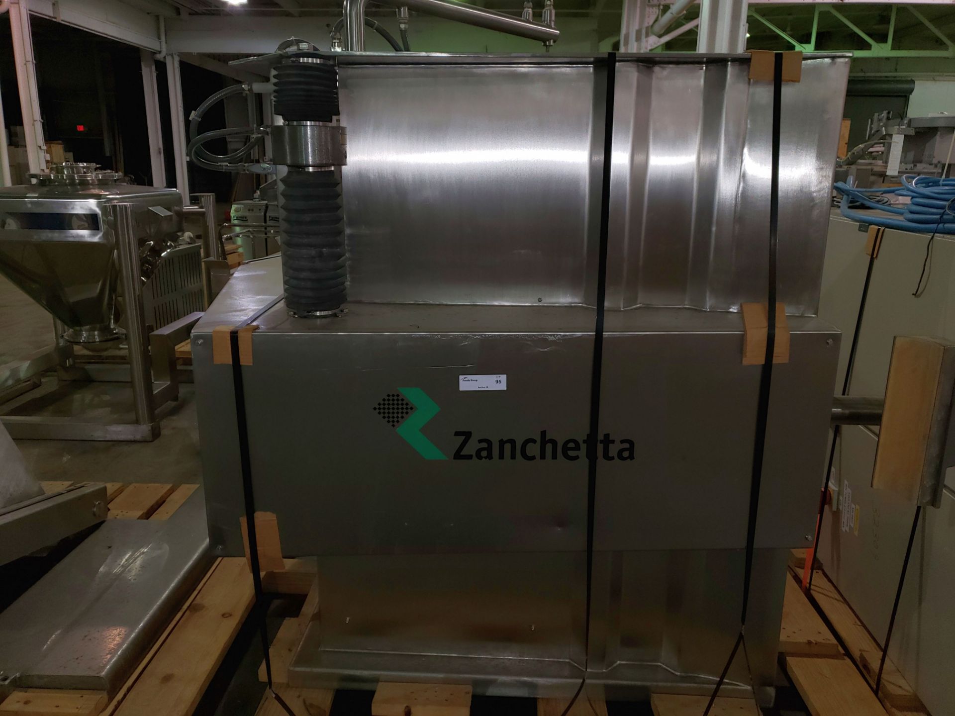 Zanchetta bin blender, model CANGURO TUMBLER, model 500 FS, Series 2000, all stainless steel