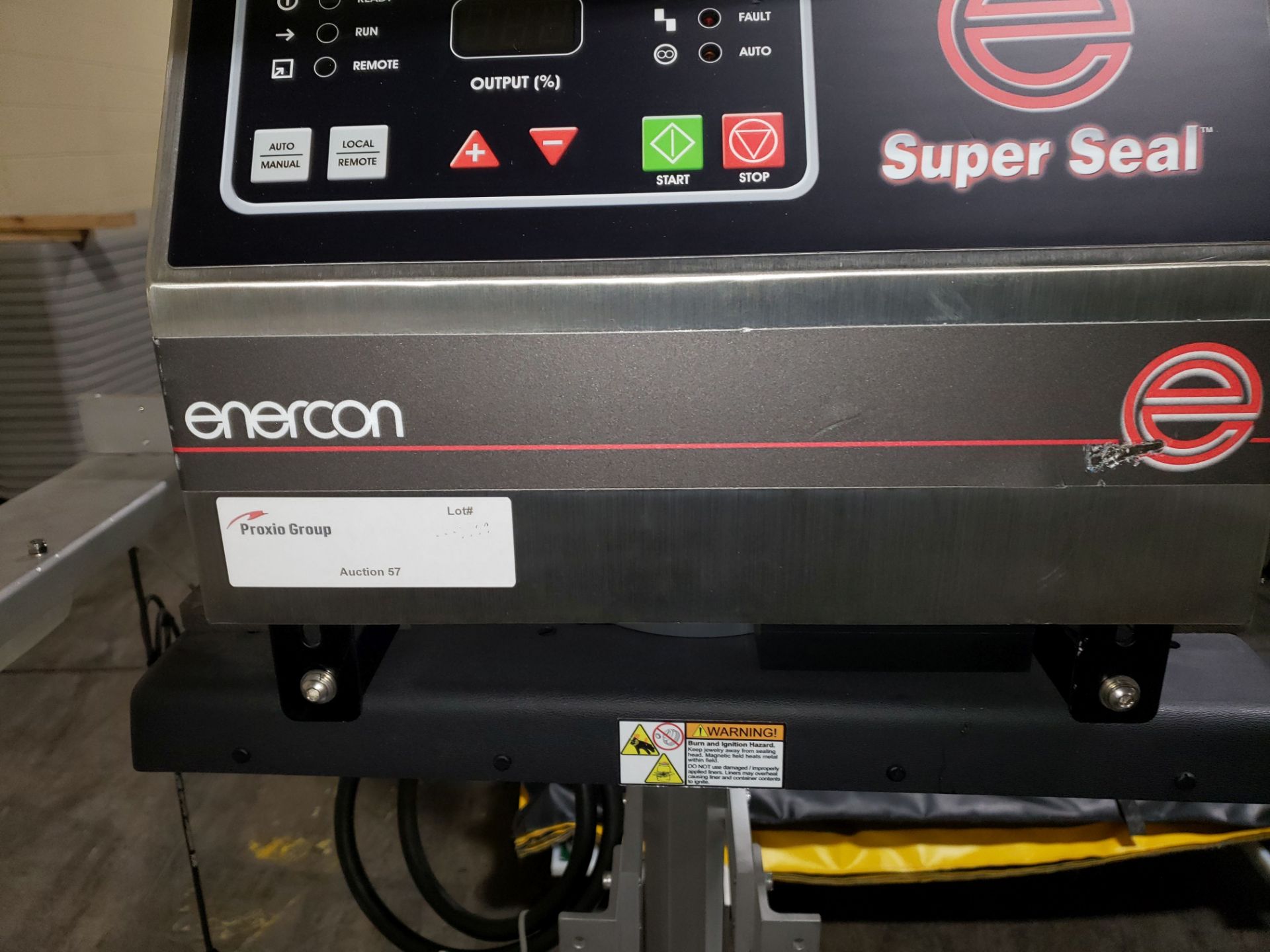 ENERCON SUPERSEAL 100 INDUCTION SEALER, MODEL LM5022-272, 208 VOLTS - Image 2 of 8