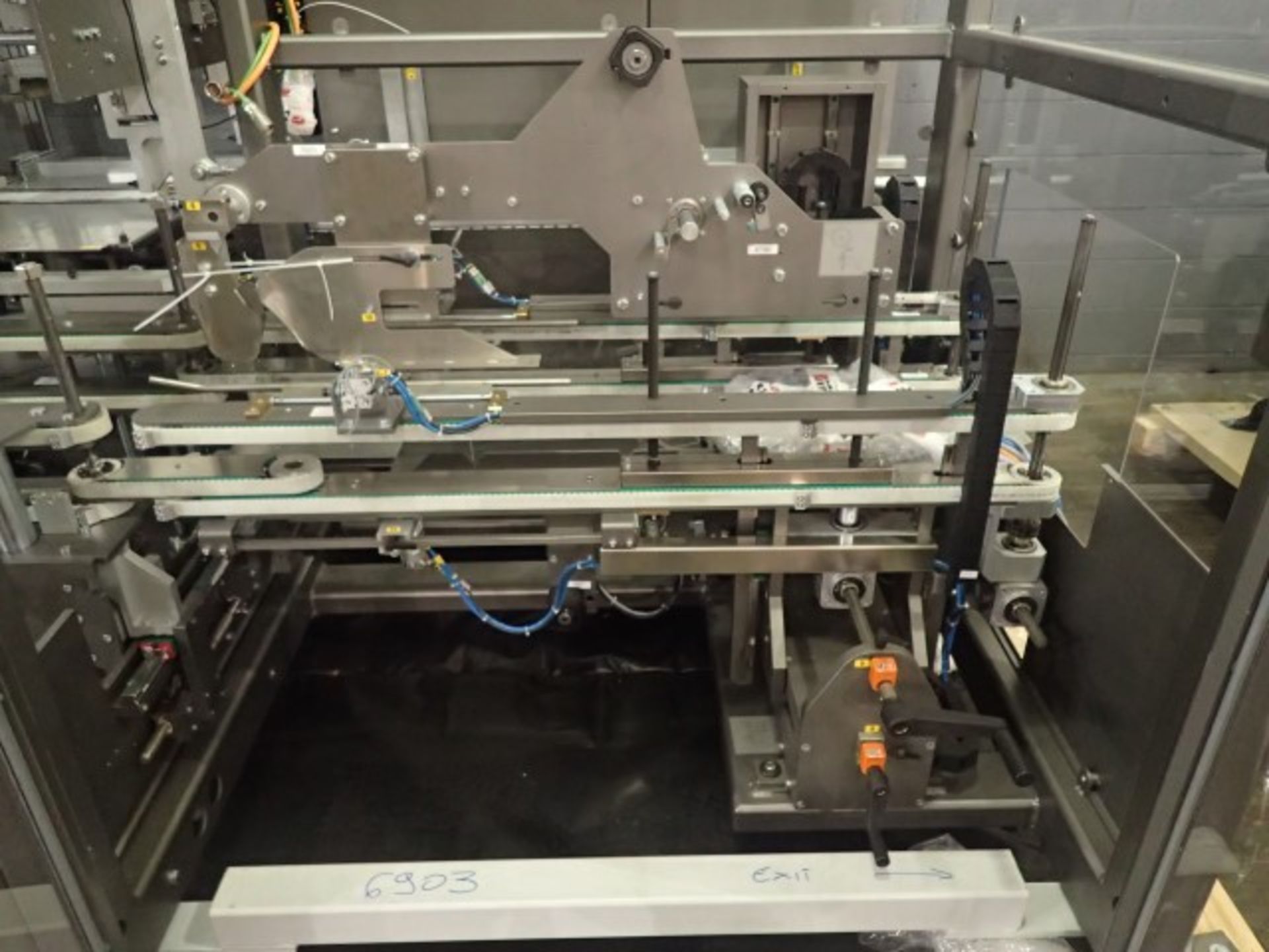 IMA top loading case packer with checkweigher and print & Apply Labeler - Image 16 of 22