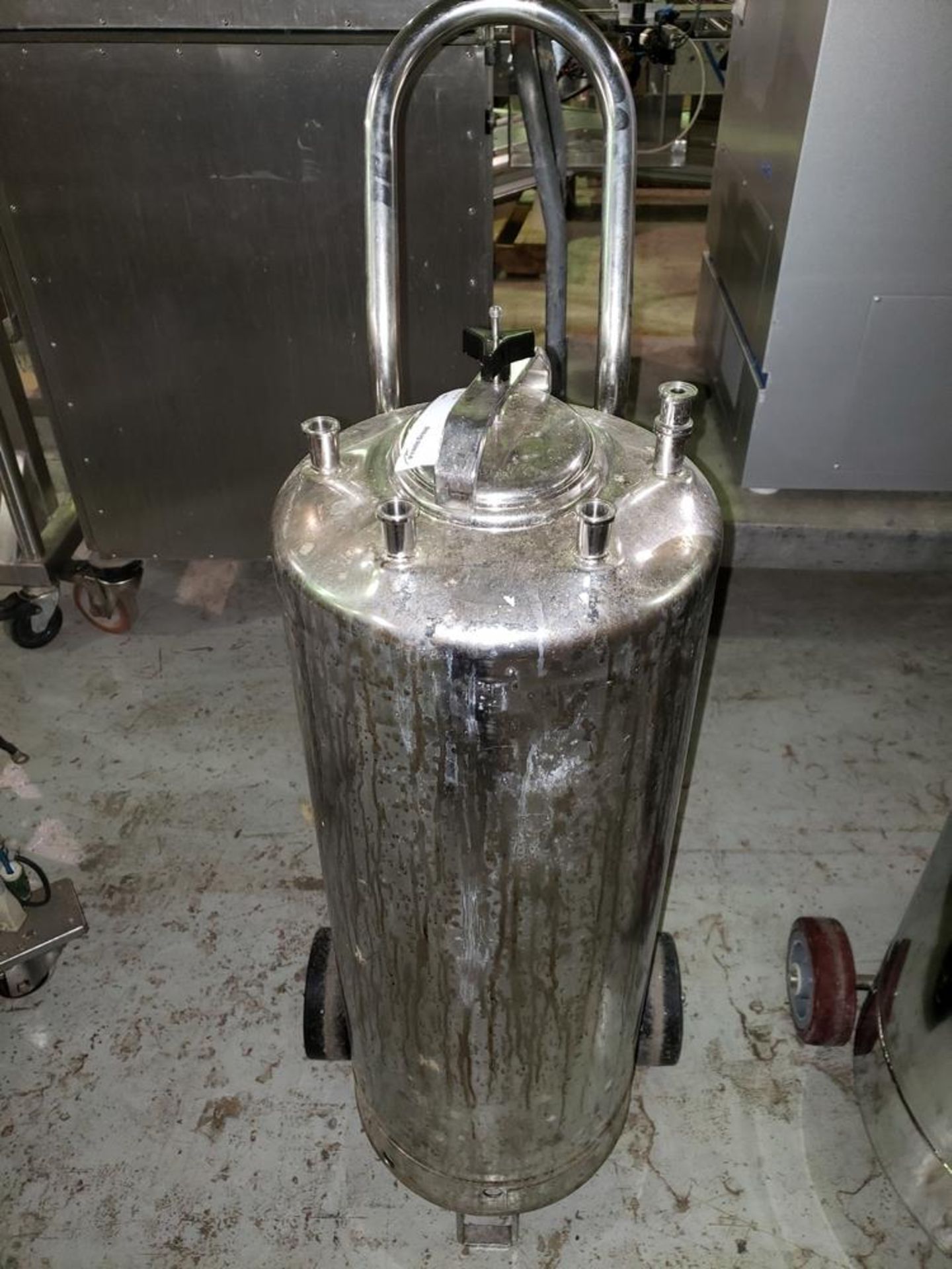 Lot of (2) stainless steel pressure vessels, Alloy products Portable stainless steel pressure - Image 2 of 12