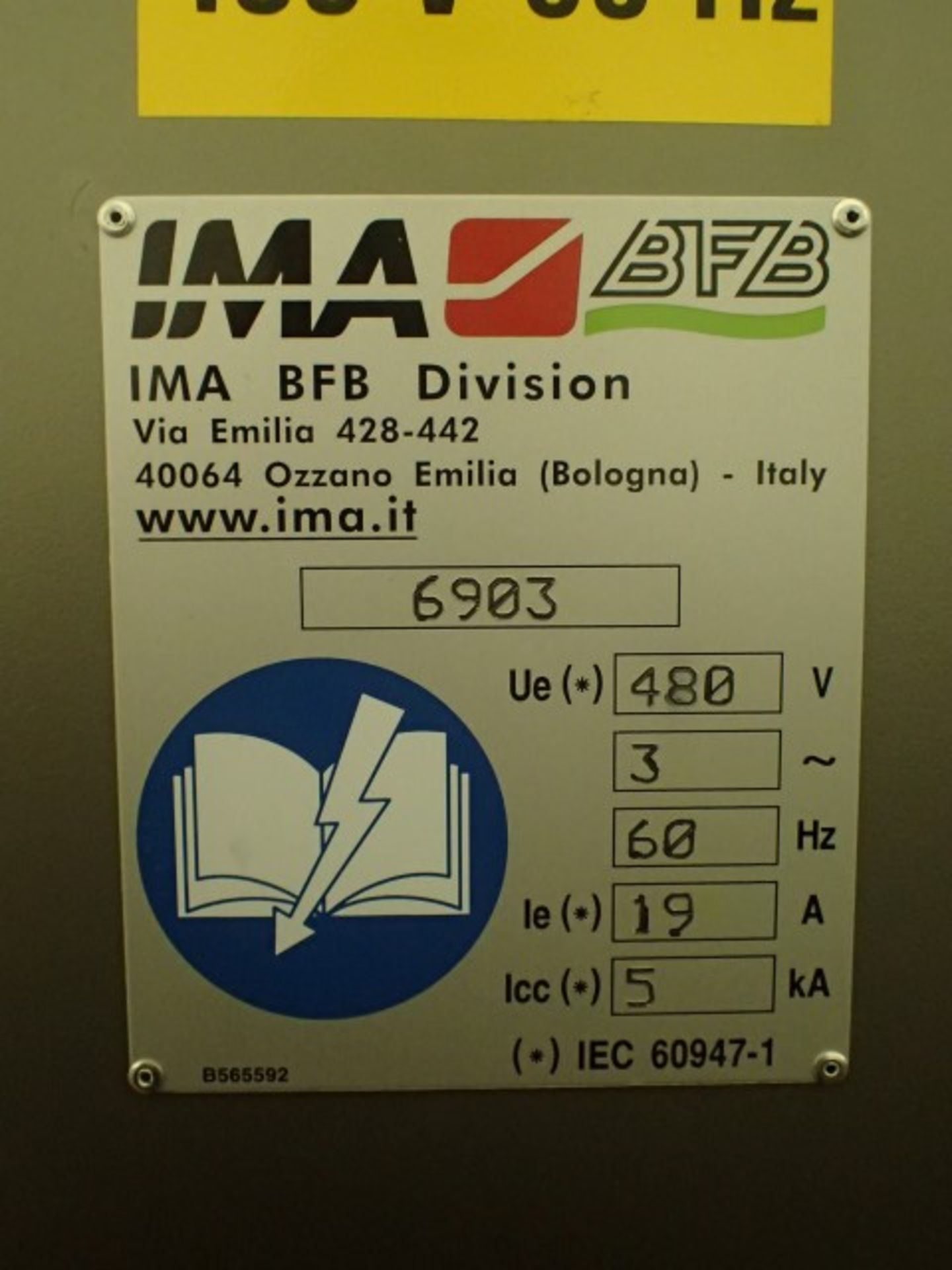 IMA top loading case packer with checkweigher and print & Apply Labeler - Image 8 of 22