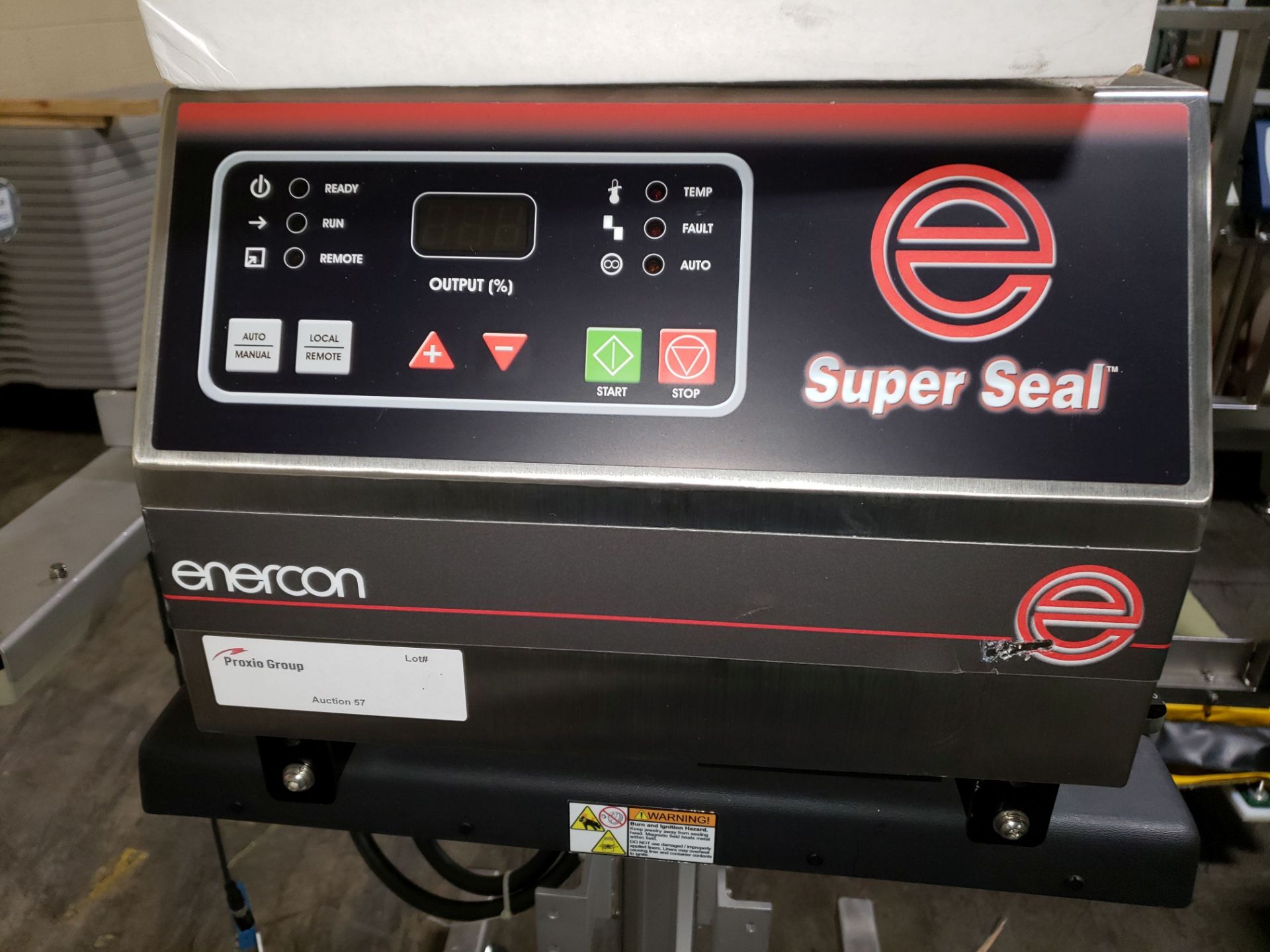 ENERCON SUPERSEAL 100 INDUCTION SEALER, MODEL LM5022-272, 208 VOLTS - Image 3 of 8