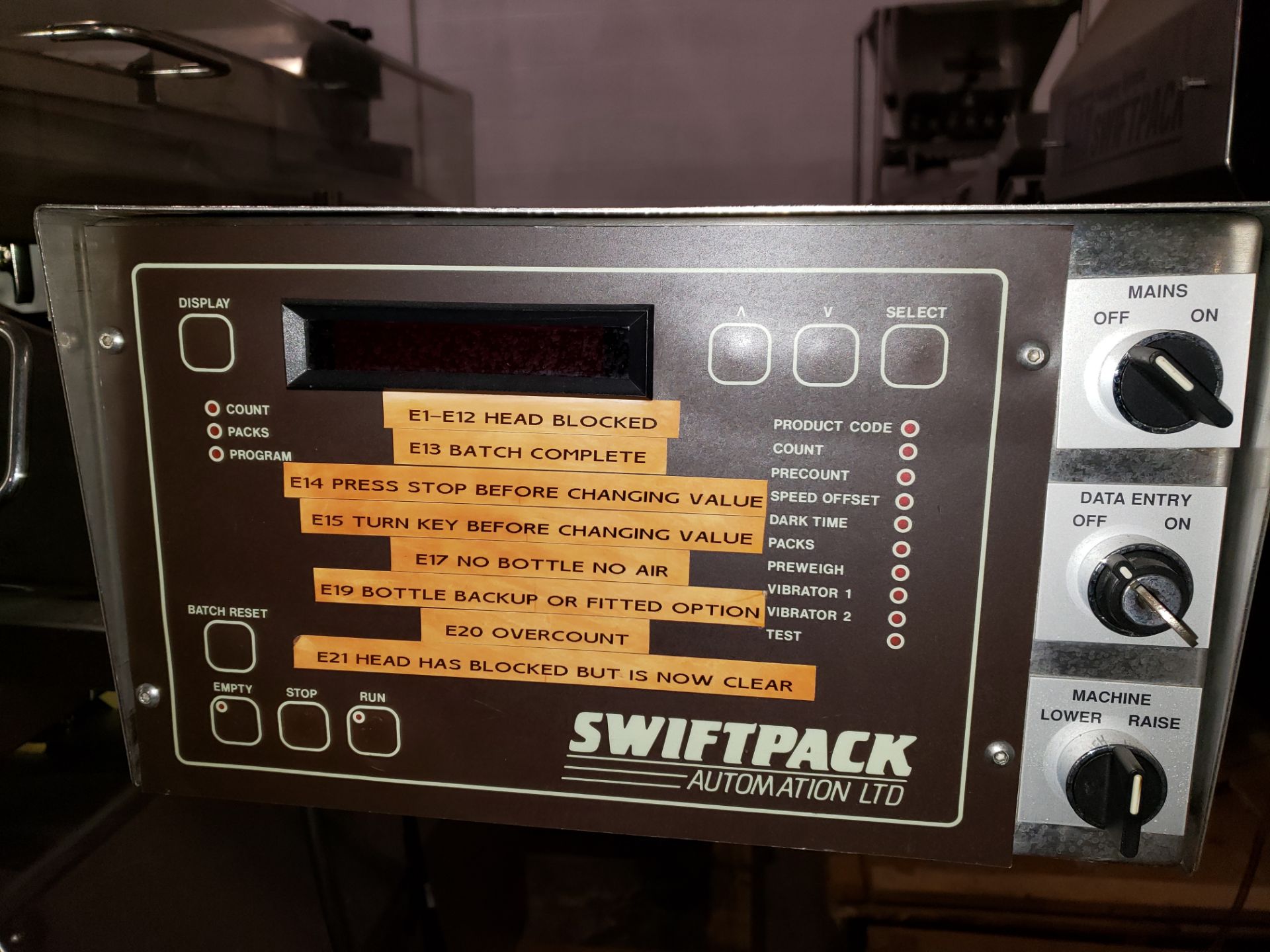 Swiftpack lane counter, model SPC12P, stainless steel product contact surfaces, 12 lane, 2 - Image 2 of 6