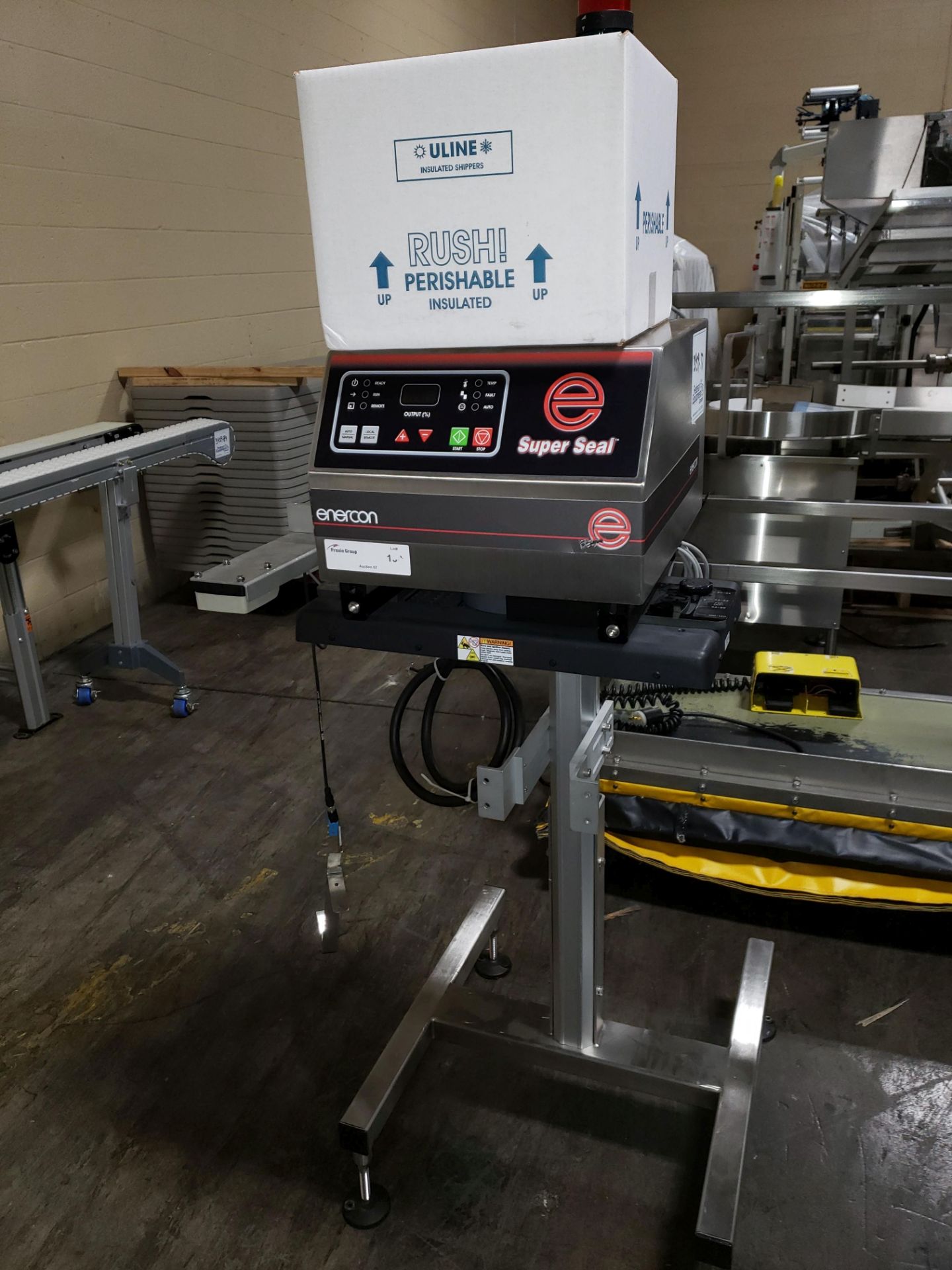 ENERCON SUPERSEAL 100 INDUCTION SEALER, MODEL LM5022-272, 208 VOLTS