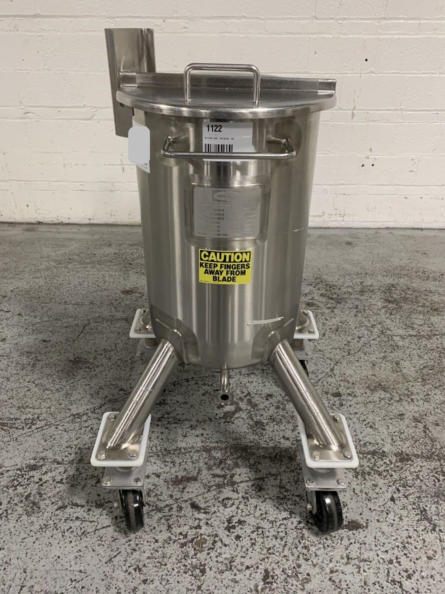 20 GALLON WALKER TANK, 304 STAINLESS STEEL CONSTRUCTION