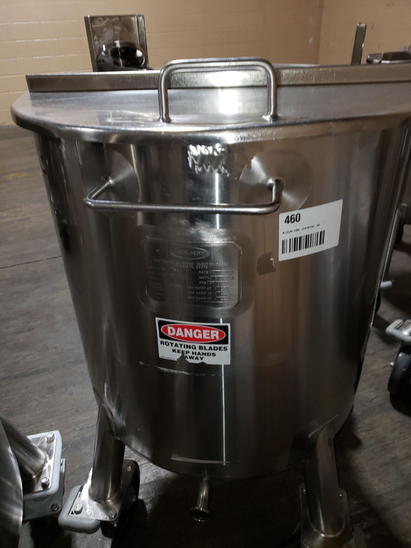 65 GALLON WALKER TANK, 304 STAINLESS STEEL CONSTRUCTION - Image 2 of 6