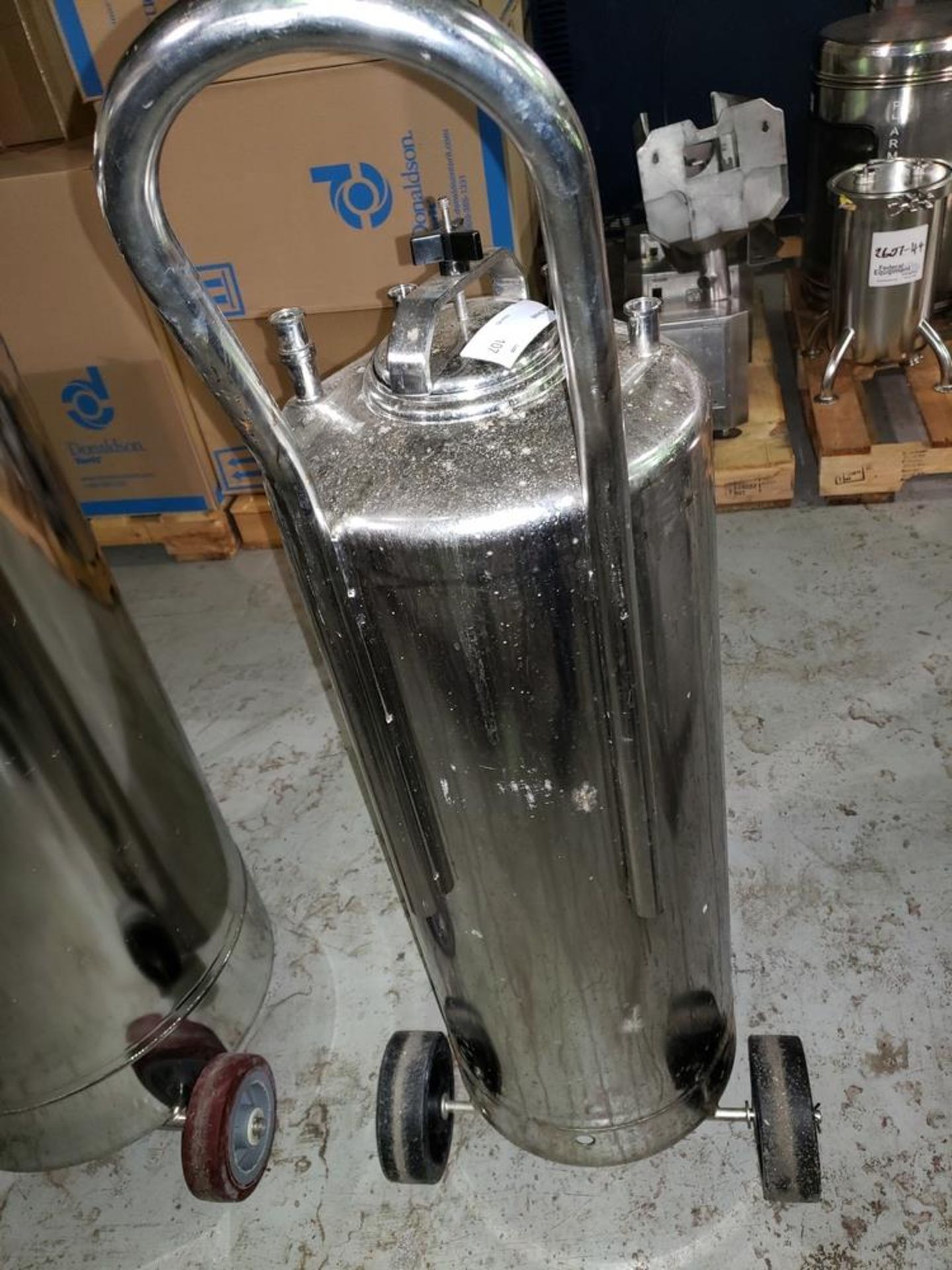 Lot of (2) stainless steel pressure vessels, Alloy products Portable stainless steel pressure - Image 4 of 12