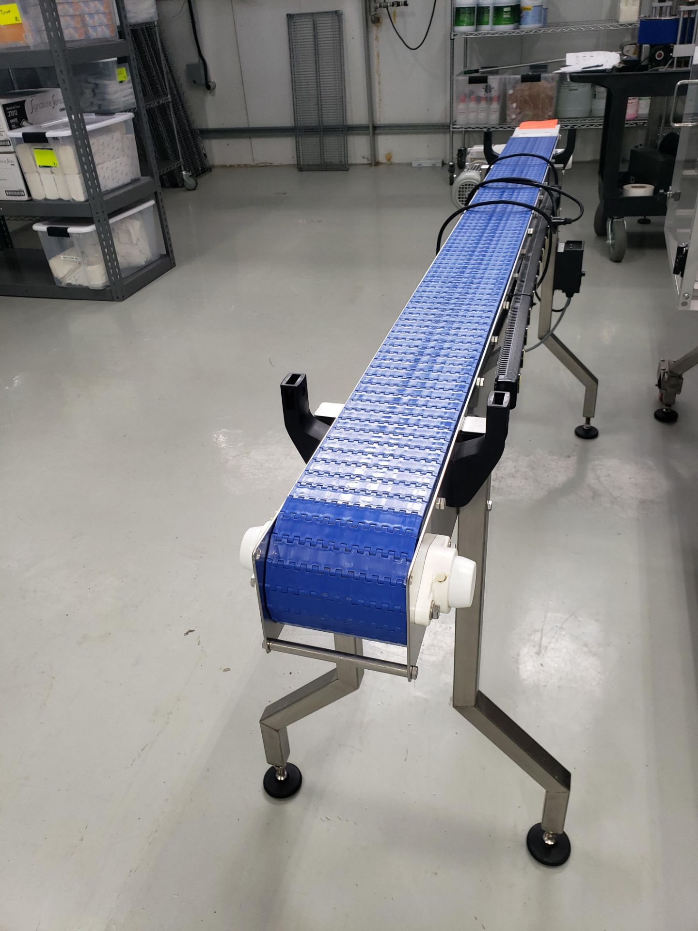 7.5 FT section Speedway 6" belt Conveyor - Image 5 of 7