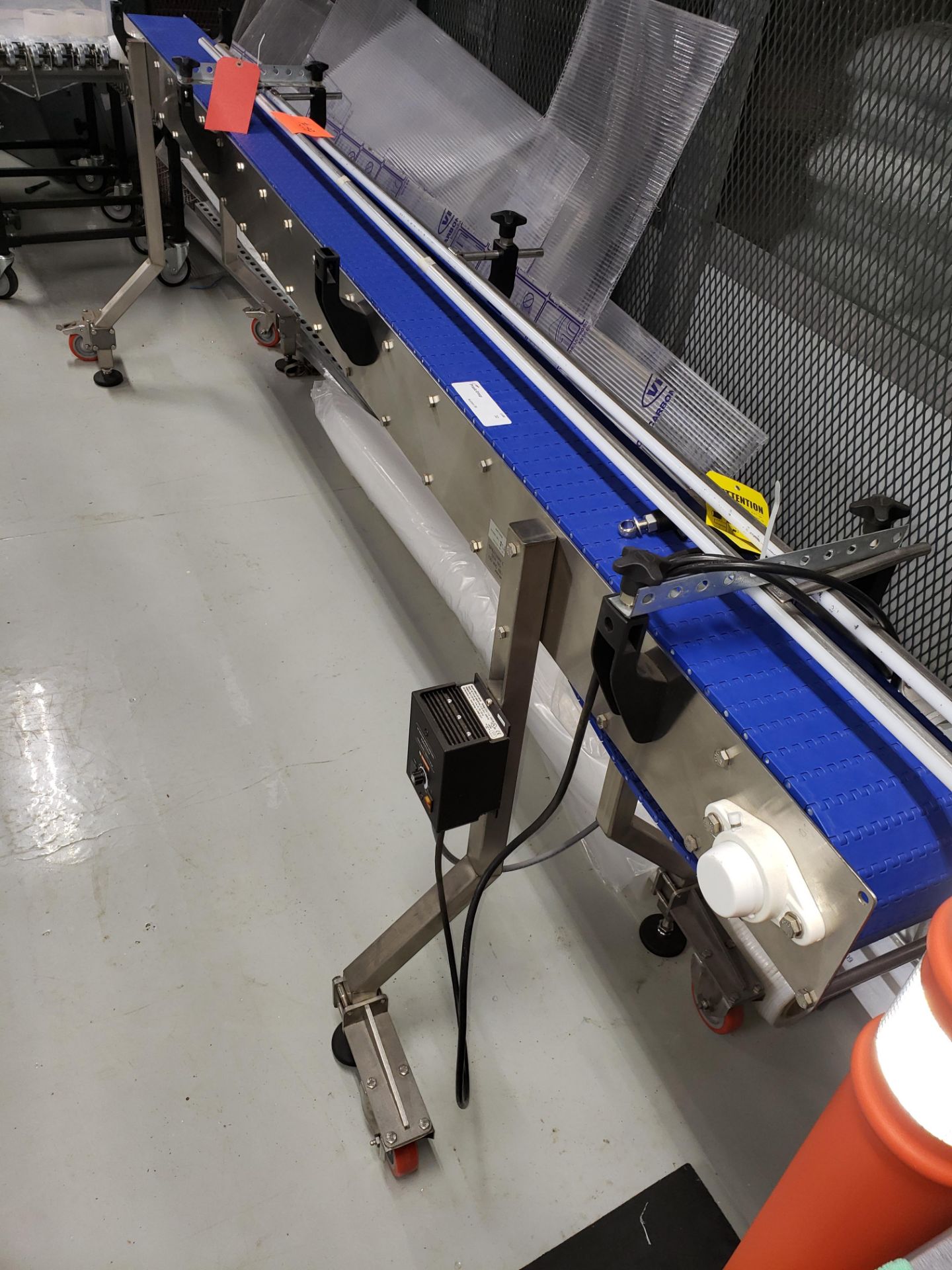 Speedway Stainless Steel Conveyor section Motorized with V/S Control