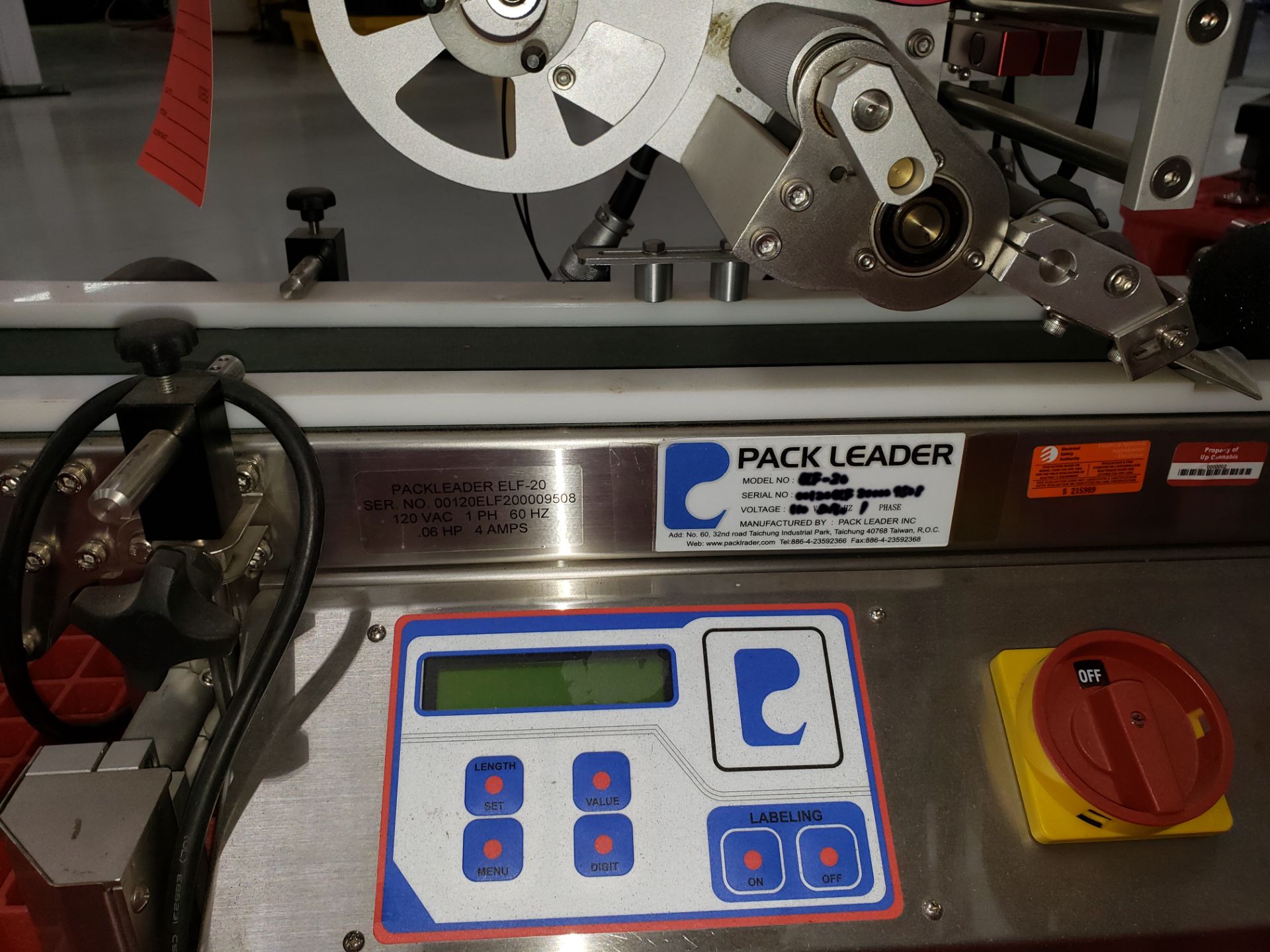 Packleader ELF-20 Tabletop Labeling Machine - Top Labeler - Image 3 of 12