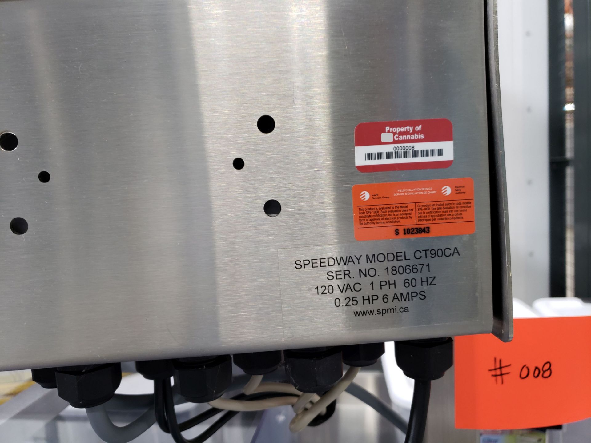 Speedway Packaging Model CT90CA Automatic Capper - Image 10 of 11