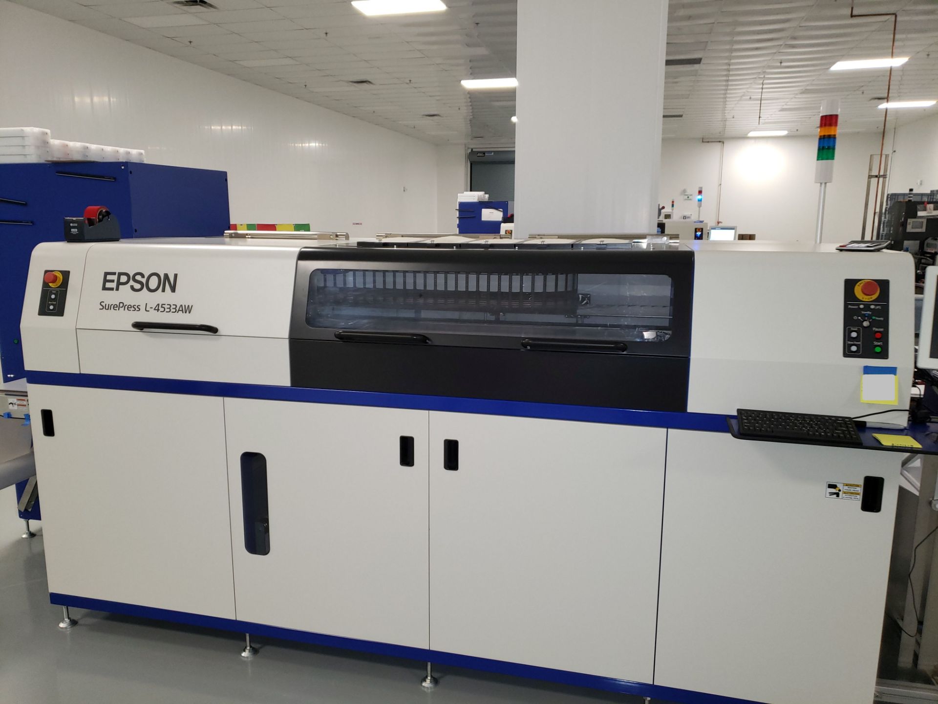 EPSON SUREPRESS DIGITAL LABEL PRESS L-4533AW, MODEL N721A - Image 10 of 18