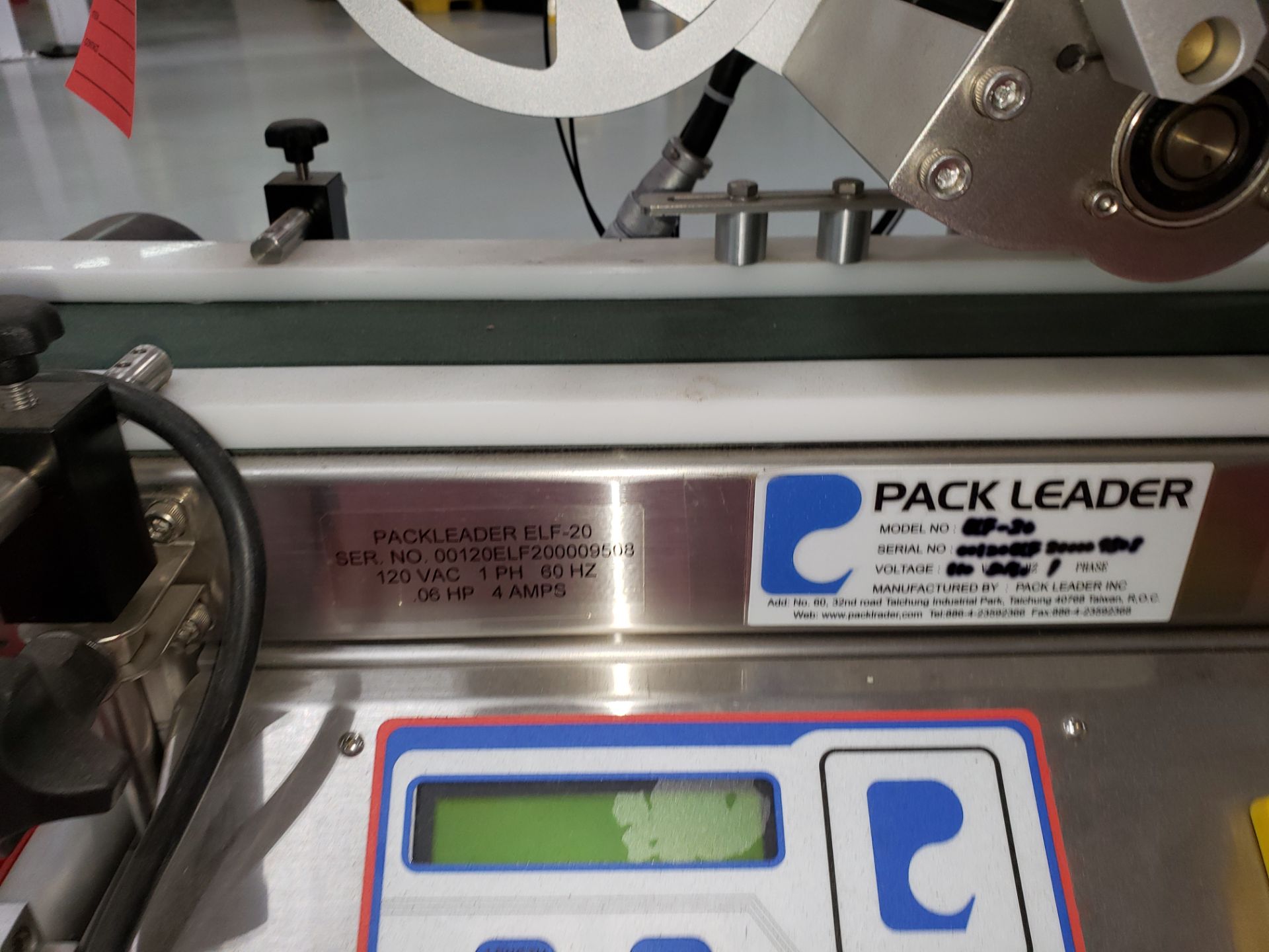 Packleader ELF-20 Tabletop Labeling Machine - Top Labeler - Image 6 of 12