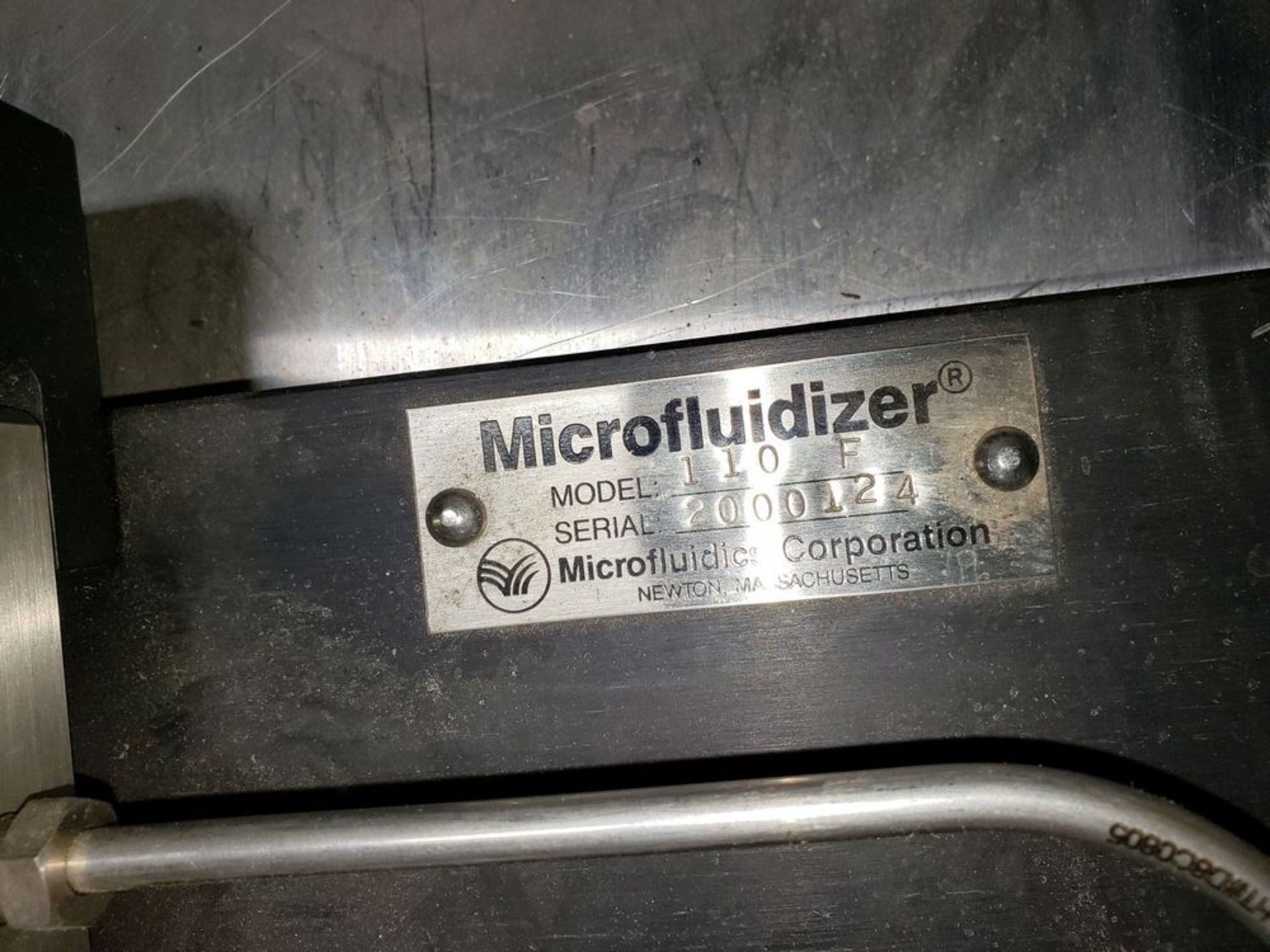 Microfluidizer, Model 110 F, Serial no. 200124, stainless steel product contact. - Image 2 of 10