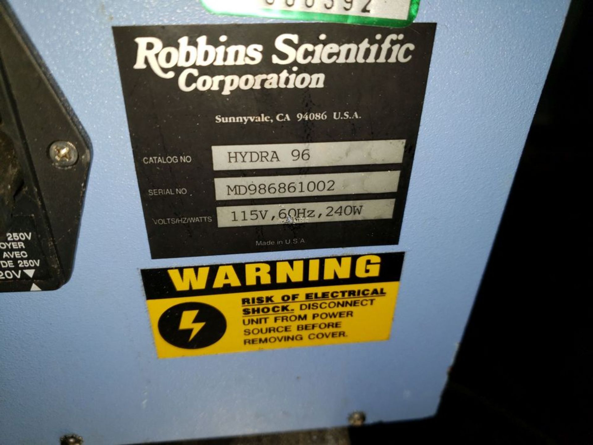 Robbins Scientific syringe filler / dispenser Hydra 96 - Image 9 of 11