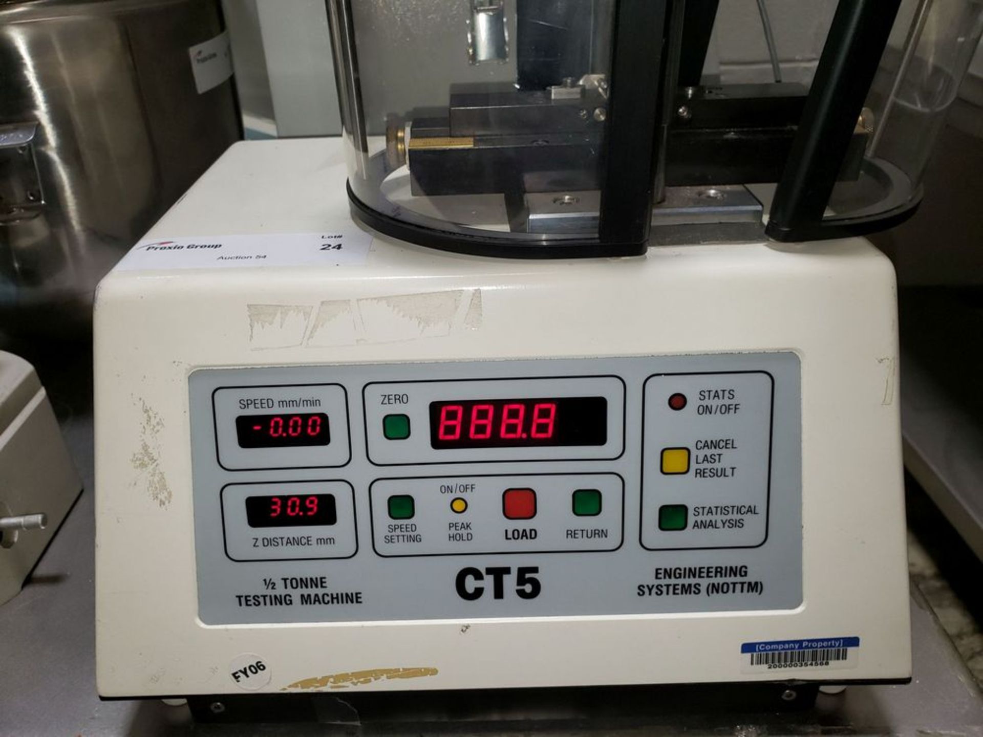 Engineering Systems model CT5 1/2 tonne testing machine, with printout - Image 2 of 9