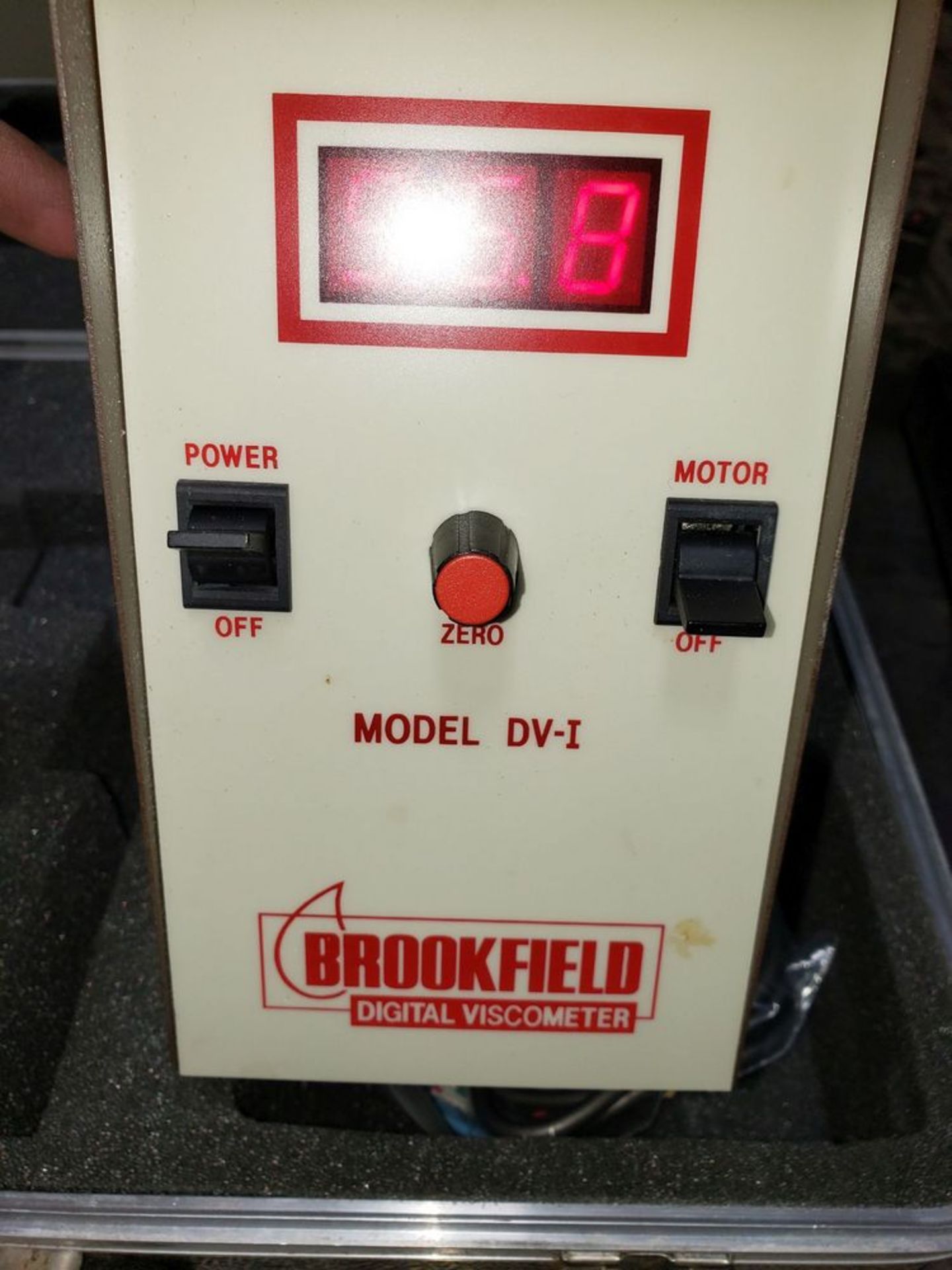 Brookfield Viscometer model DV1, no stand, in case. - Image 10 of 10