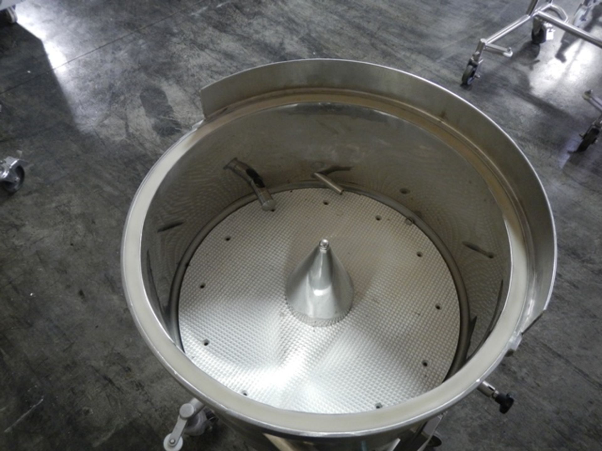 Glatt 19.5" roto granulator bowl attachment stainless steel construction - Image 6 of 6