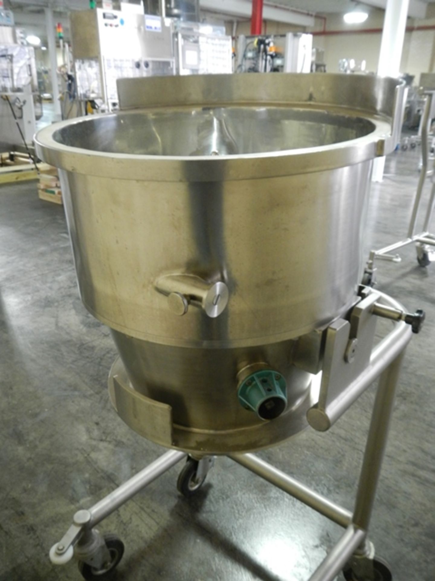 Glatt 19.5" roto granulator bowl attachment stainless steel construction - Image 2 of 6