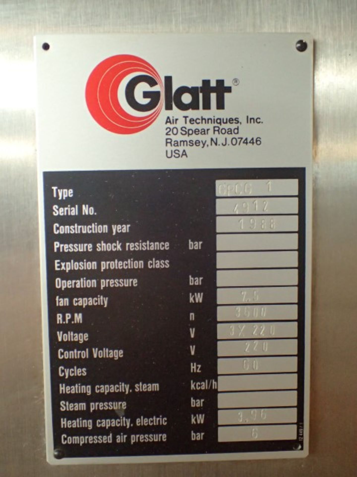 Glatt gpcg1 fluid bed dryer - Image 11 of 11