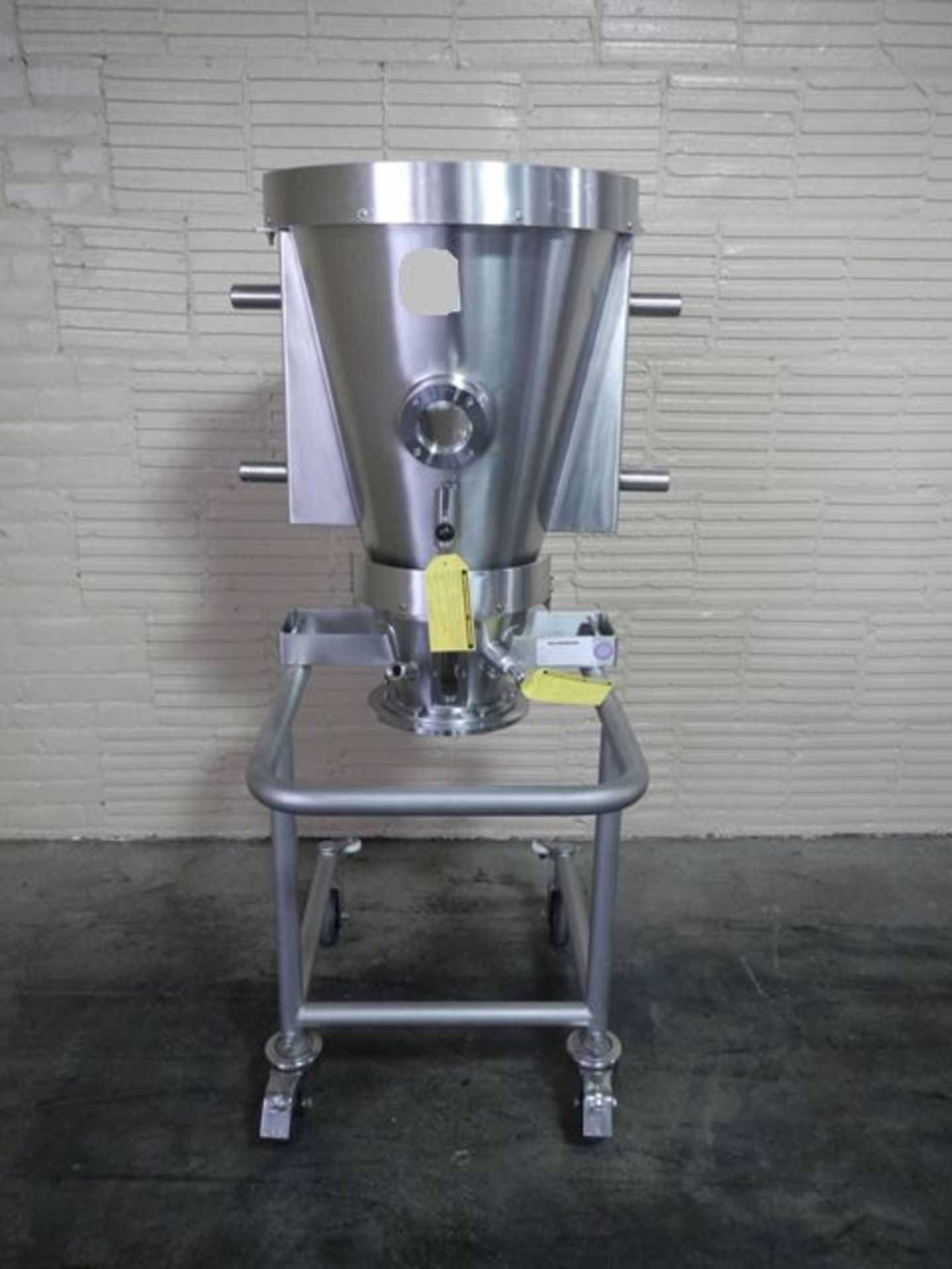 Glatt WST 15 UDH spray granulation chamber stainless steel construction