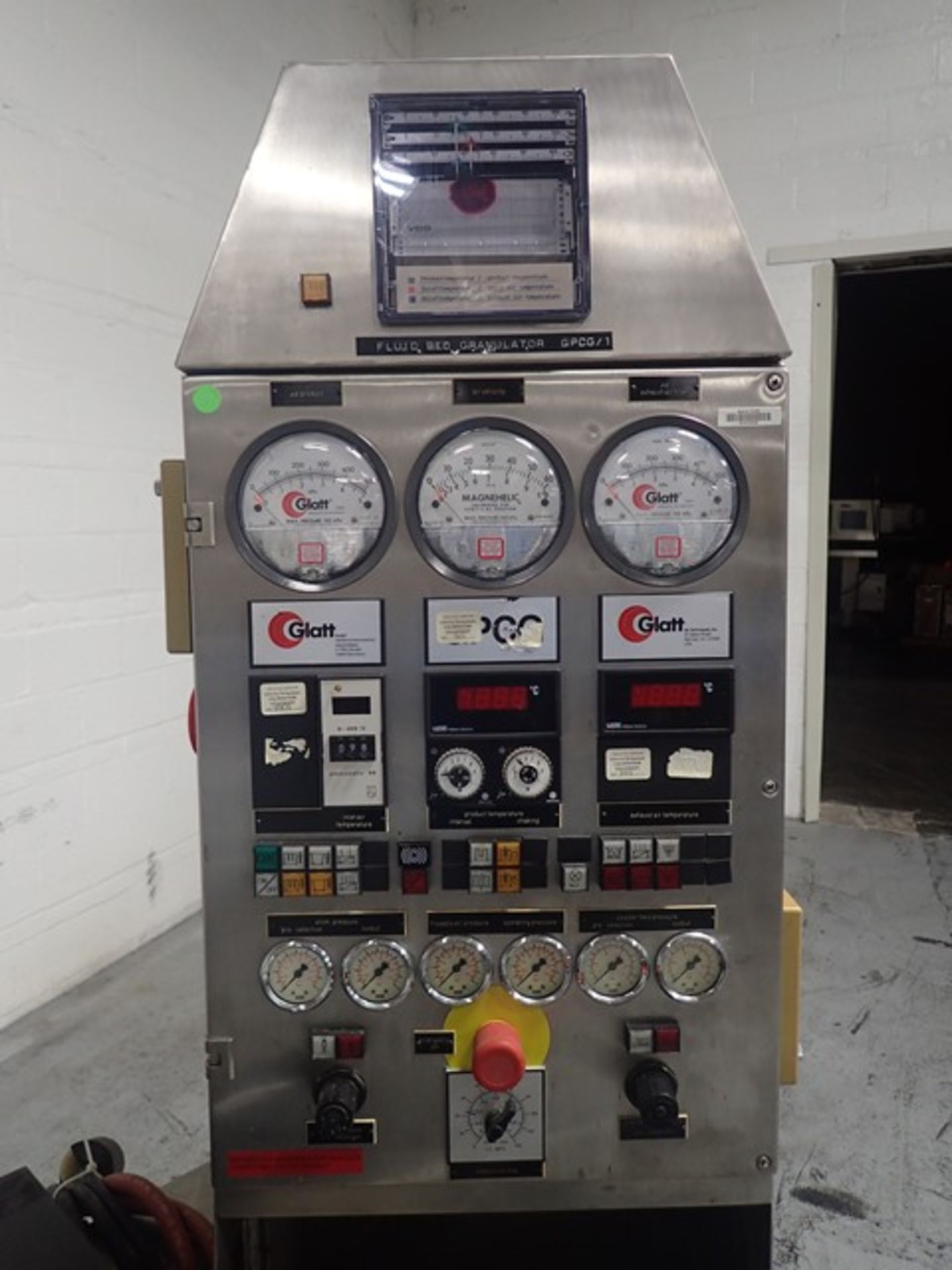 Glatt GPCG 1 fluid bed dryer granulator, stainless steel construction - Image 2 of 16