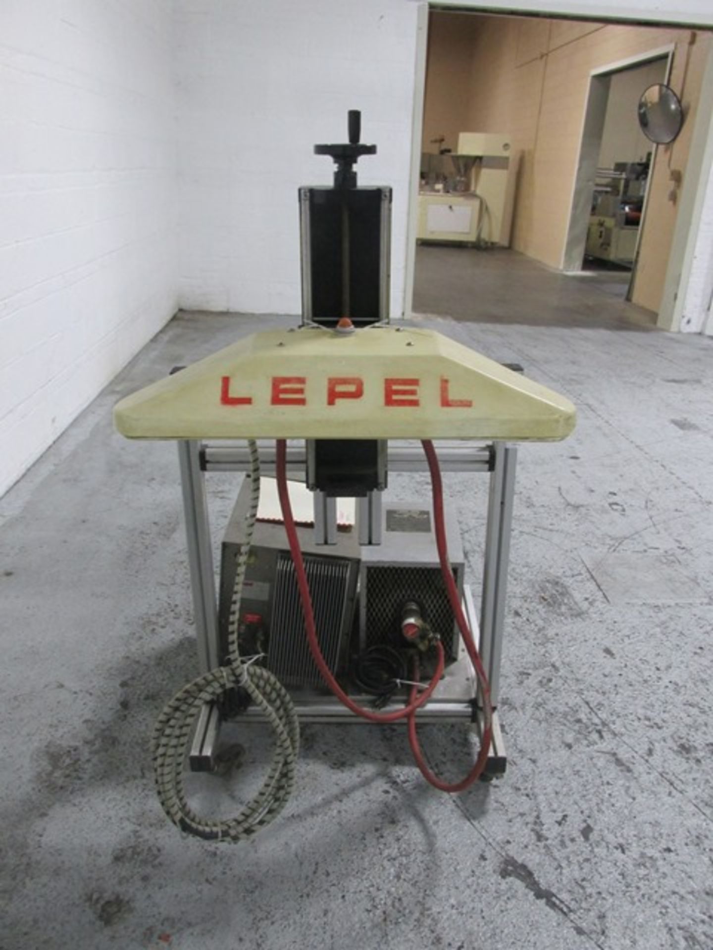 Lepel induction sealer, type Lepak, model TR-1000A, 115 volt on stand