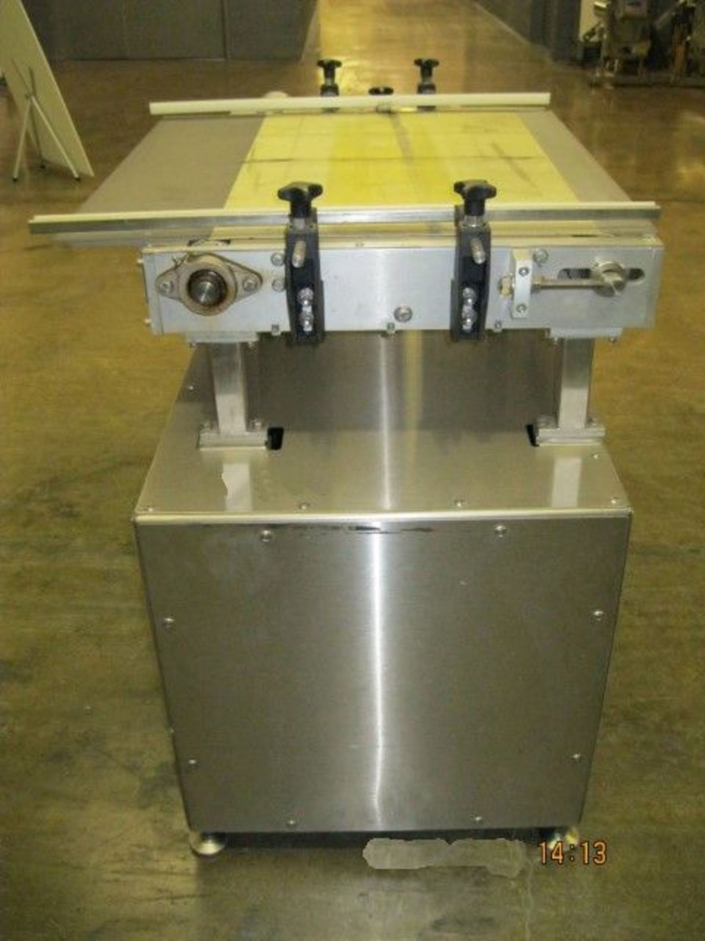 30" wide x 18" long belt conveyor, stainless steel base and sides with motor drive - Image 2 of 5