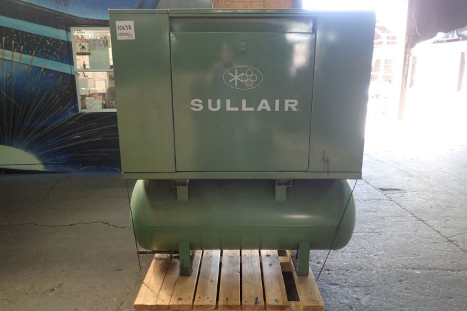 30 hp Sullair air compressor, model 10B-30, air-cooled - Image 4 of 11