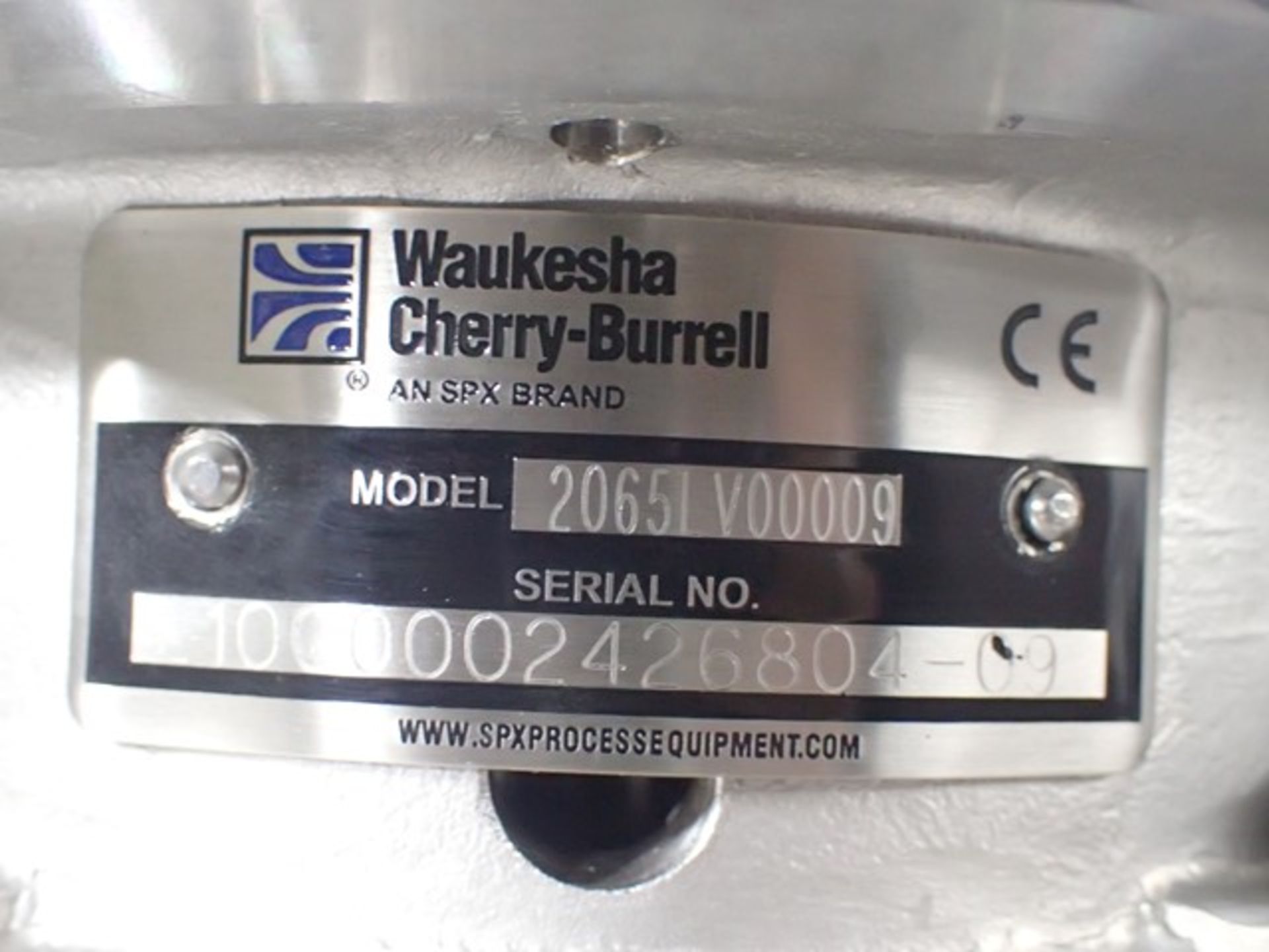 Waukesha centrifugal pump, model 2065LV00009, stainless steel construction, 1.5" x 1.5", 10 hp, - Image 8 of 8