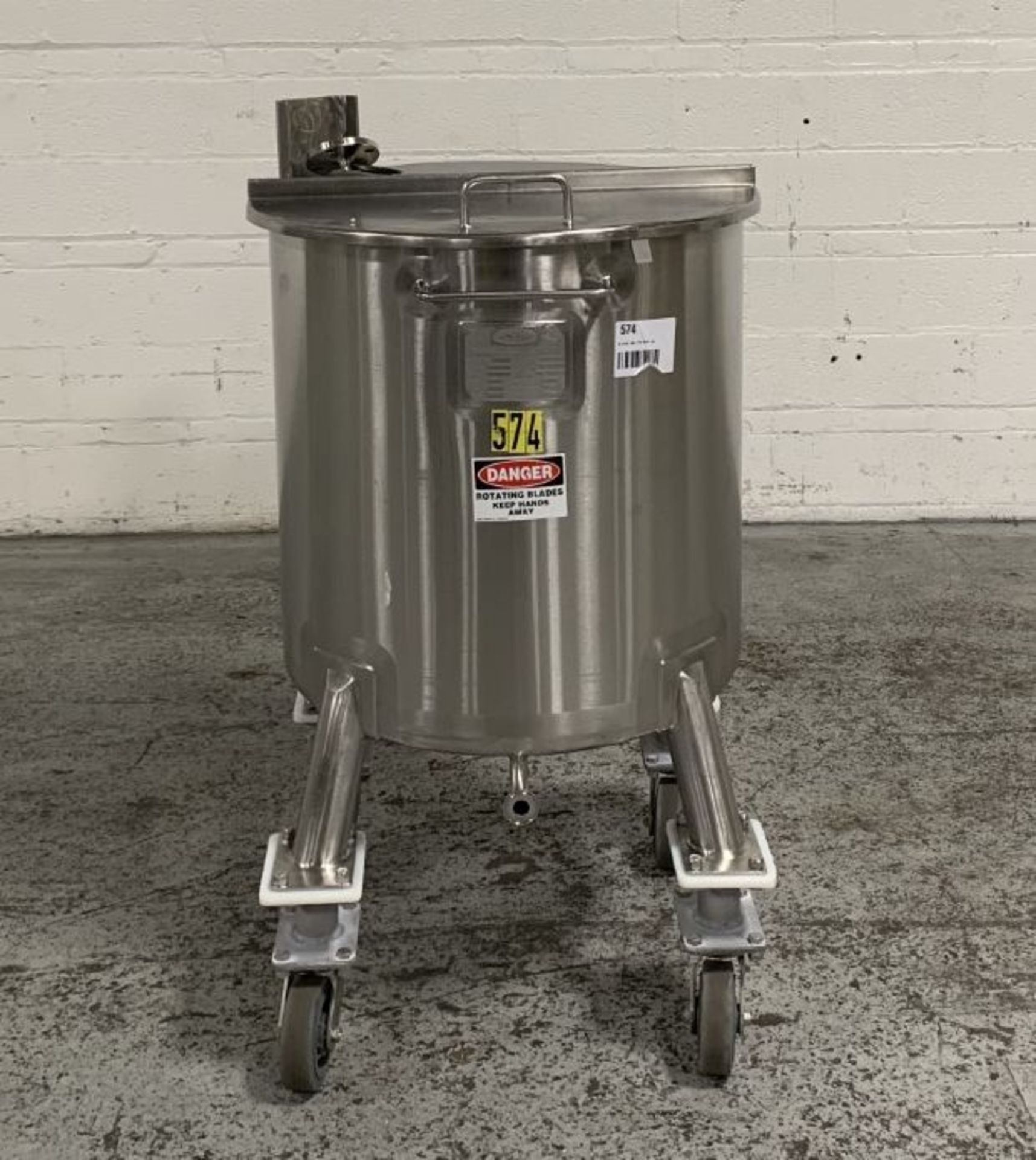 65 gallon Walker tank, 304 stainless steel construction