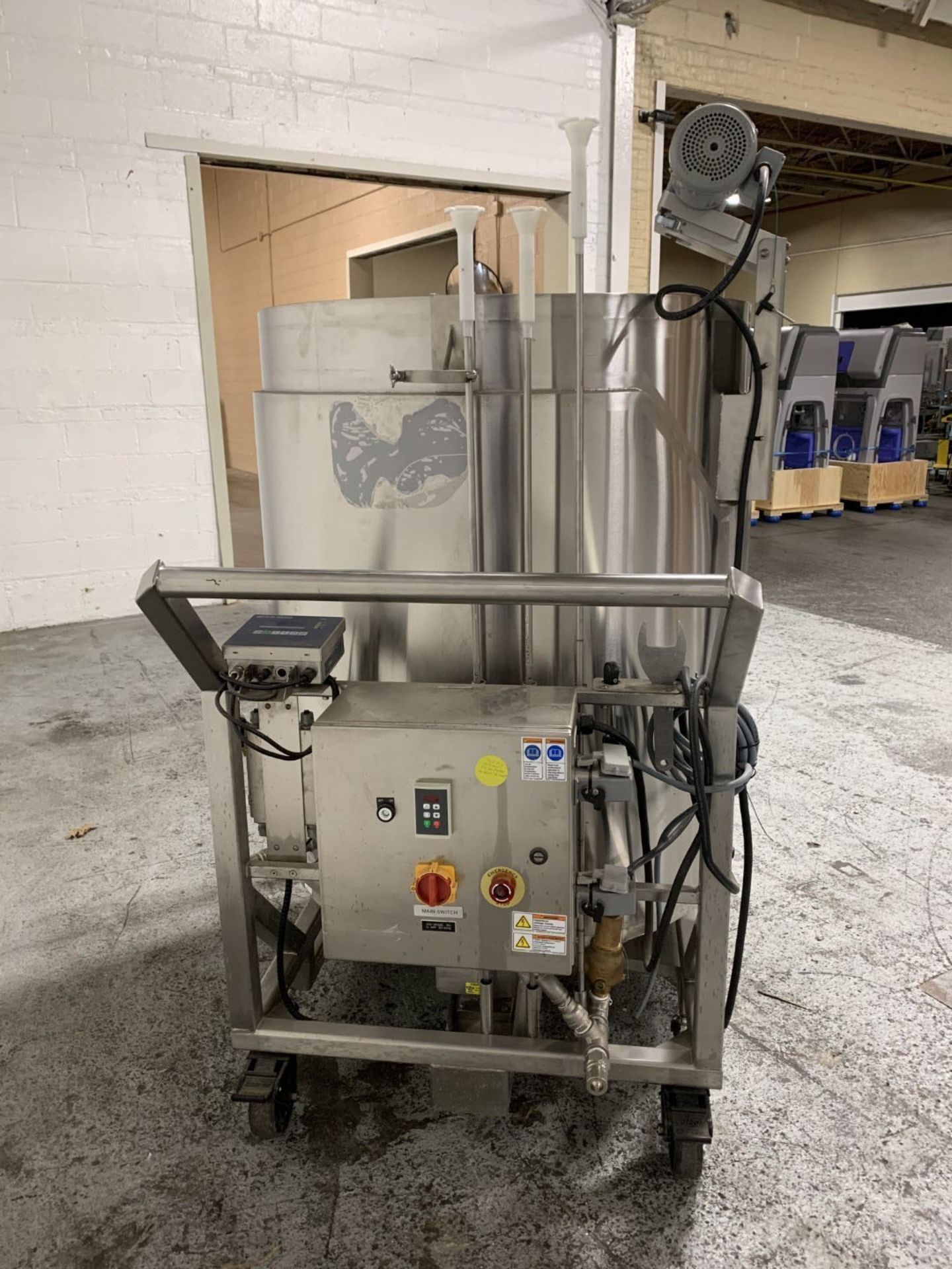 Thermo Scientific HyClone single use mixer, stainless steel construction, 1000 liter capacity - Image 6 of 14