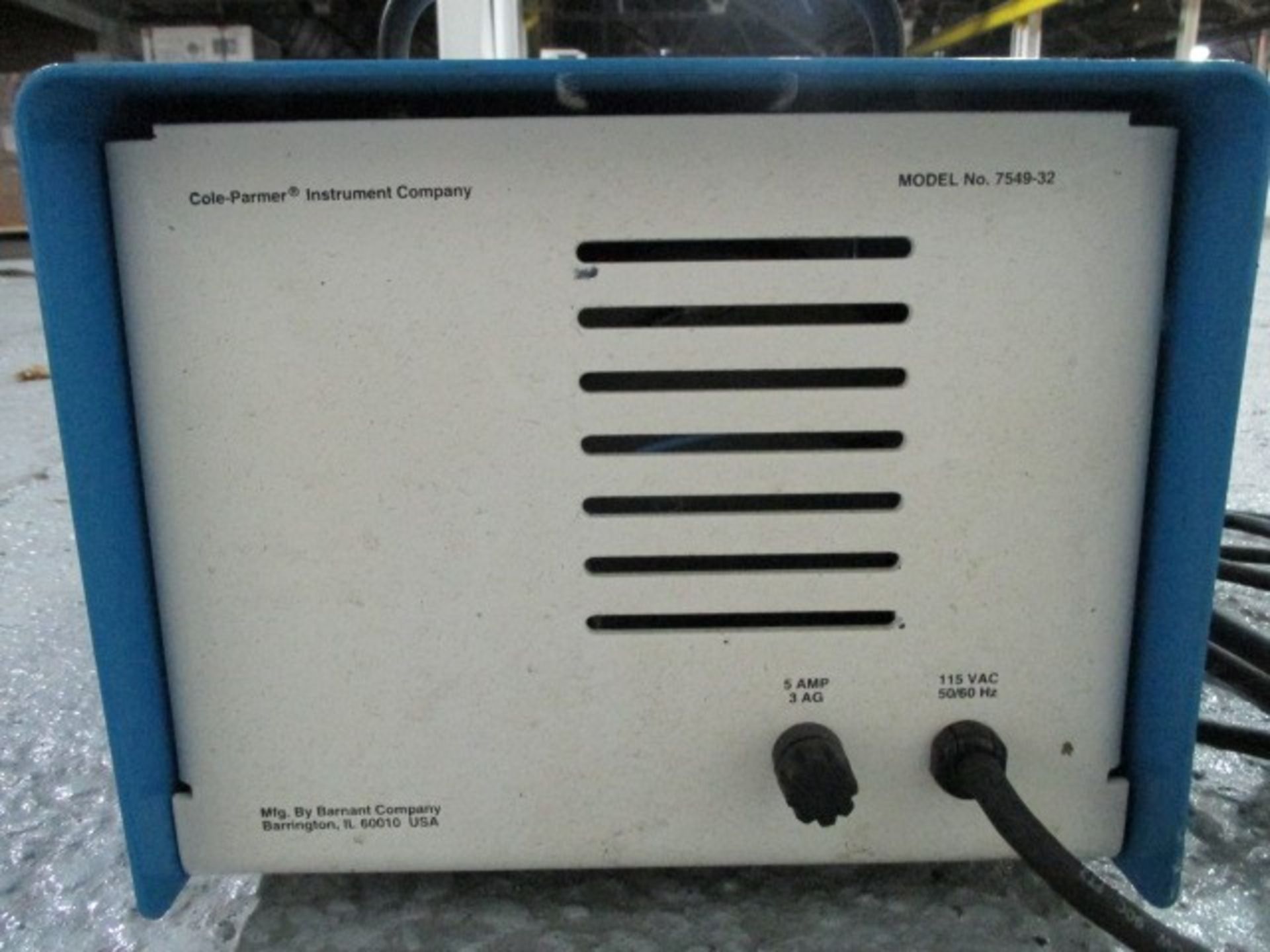 Cole-Parmer peristalic pump, model 7529-10, masterflex design with model 7549-32 variable speed - Image 5 of 8