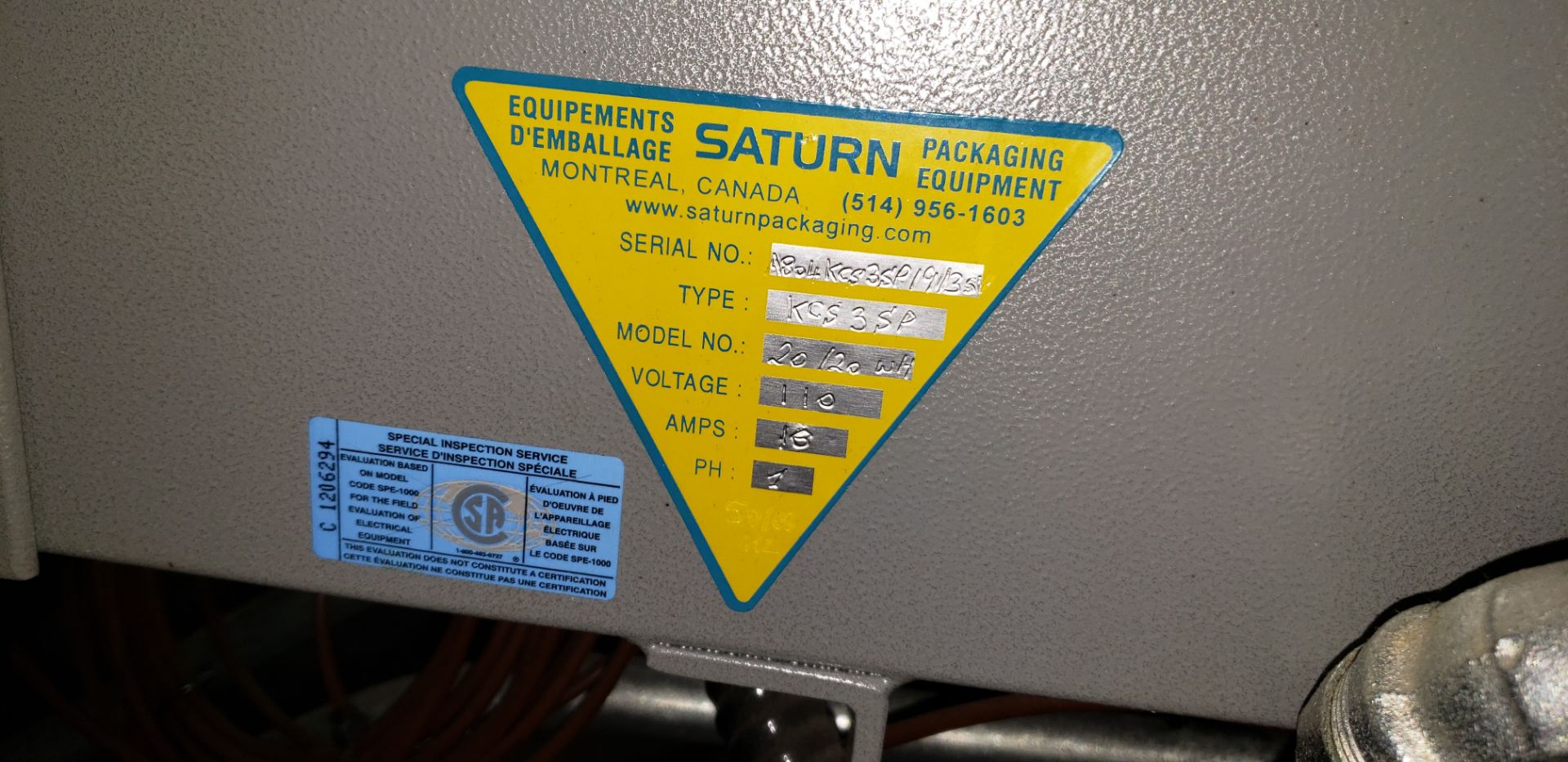 Saturn case sealer, Model 20/20 - Image 10 of 17