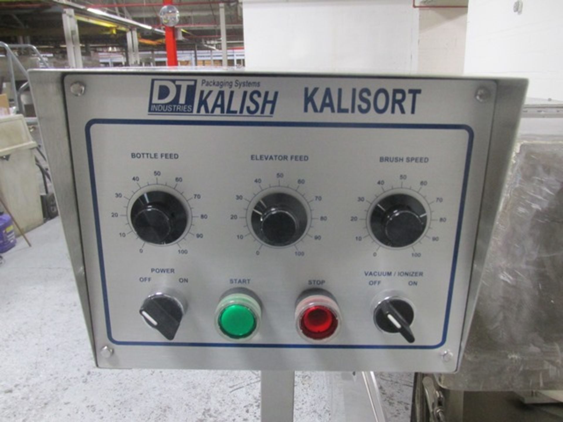 DT Kalish bottle unscrambler, type kalisort, model 7417, 120 volt, serial# 0028. - Image 9 of 9