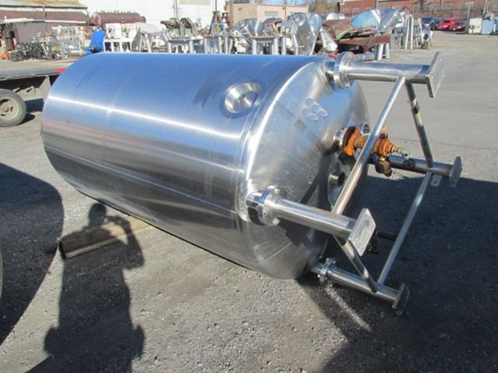 700 gallon DCI reactor, 316 stainless steel construction, approximately 48" diameter x 84" - Image 3 of 7