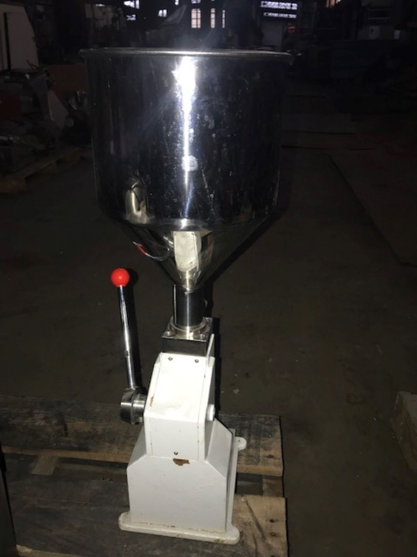 Kaichi single head manual piston filler, model A50, 5-50ml fill dose range, stainless steel - Image 4 of 7