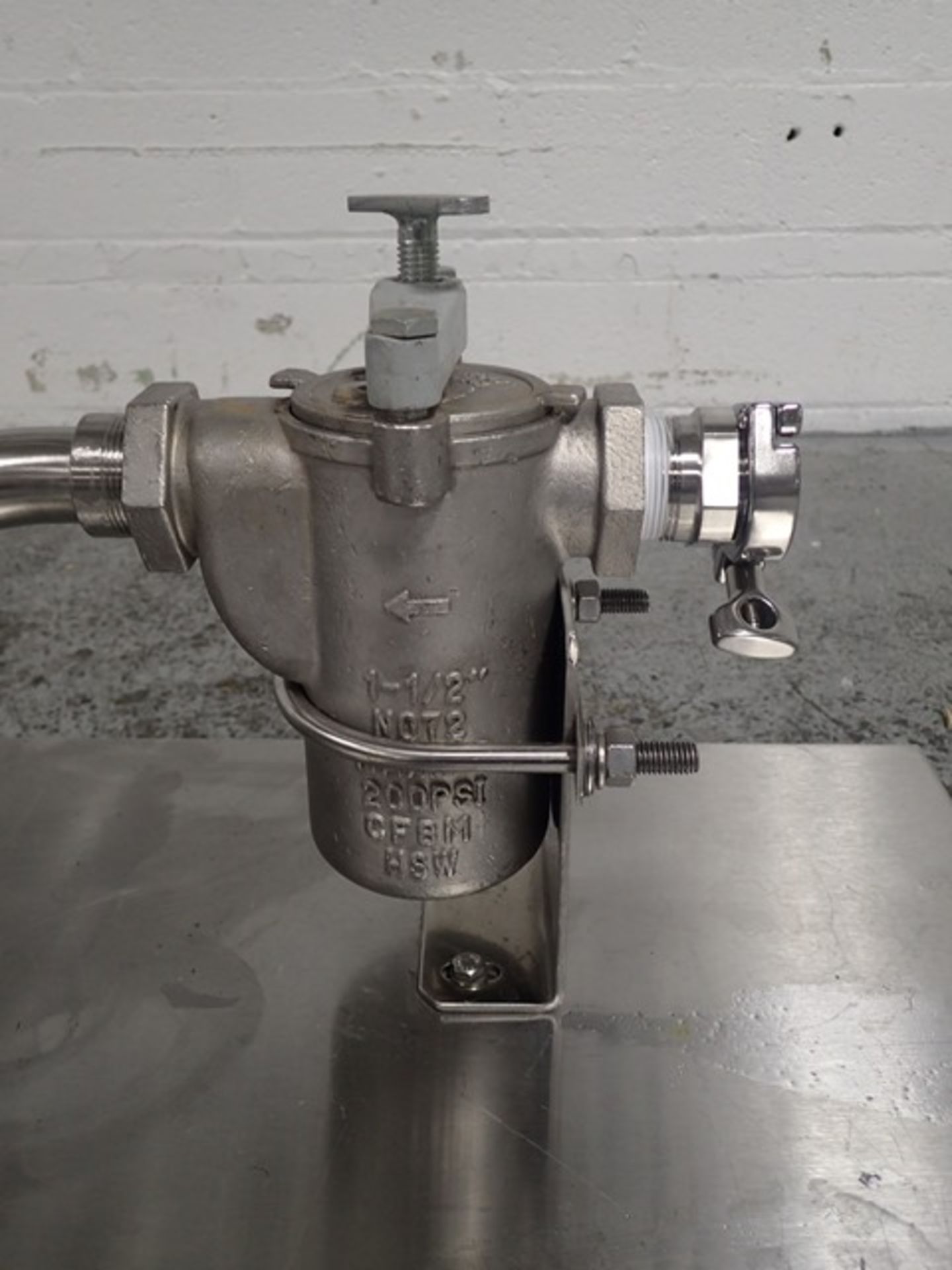 Waukesha centrifugal pump, model 2065LV00009, stainless steel construction, 1.5" x 1.5", 10 hp, - Image 7 of 8