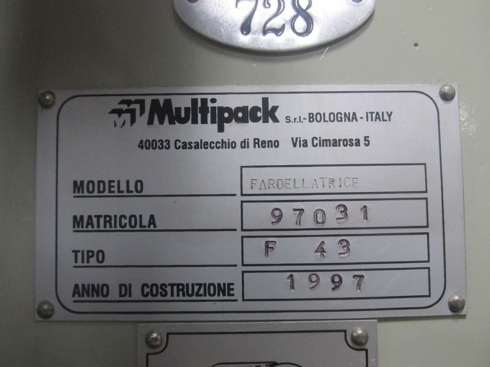 Multipack bundler, model F 43 bundler, rated up to 45 bundles/minute - Image 2 of 19