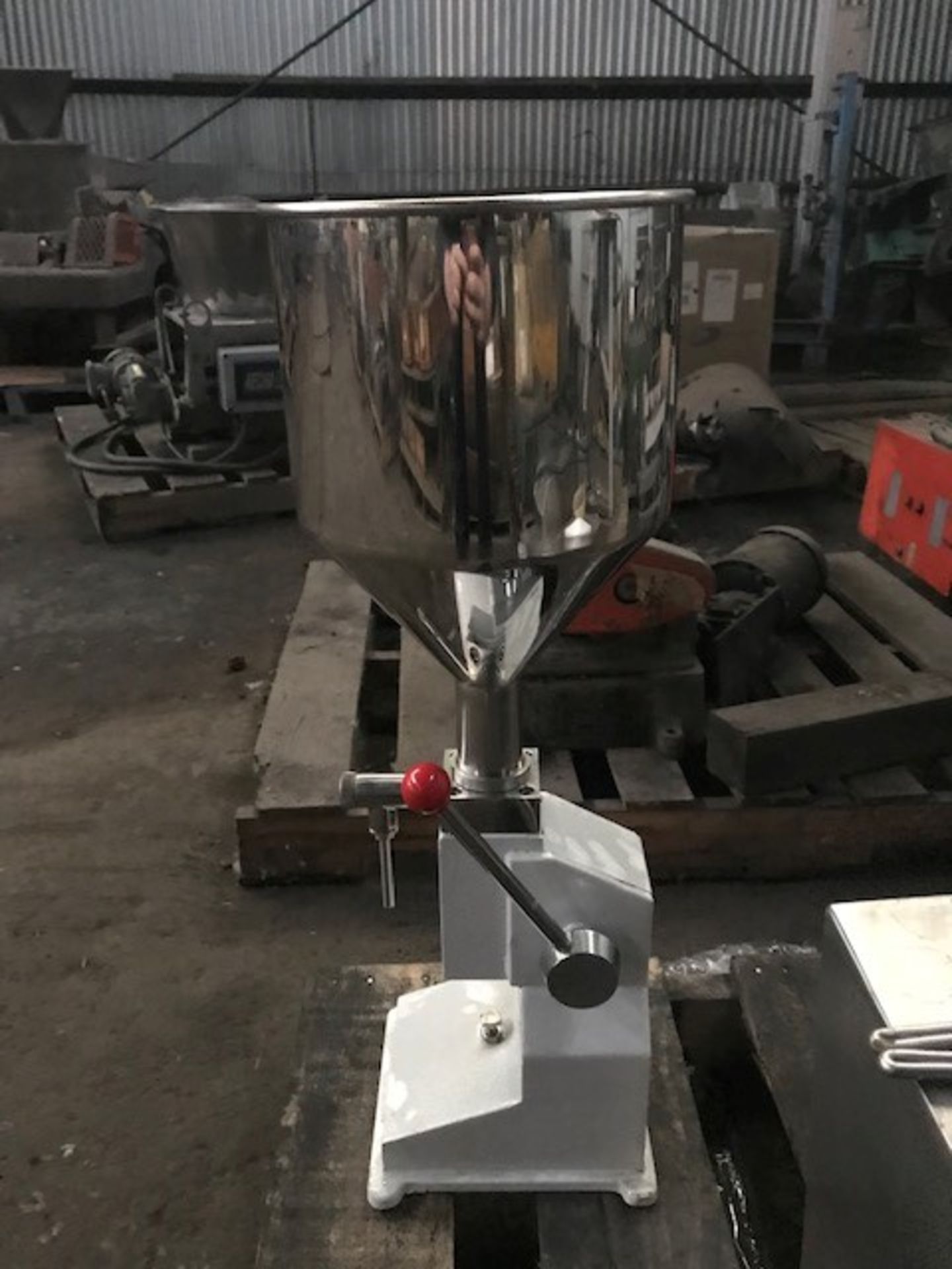 Kaichi single head manual piston filler, model A50, 5-50ml fill dose range, stainless steel - Image 3 of 7