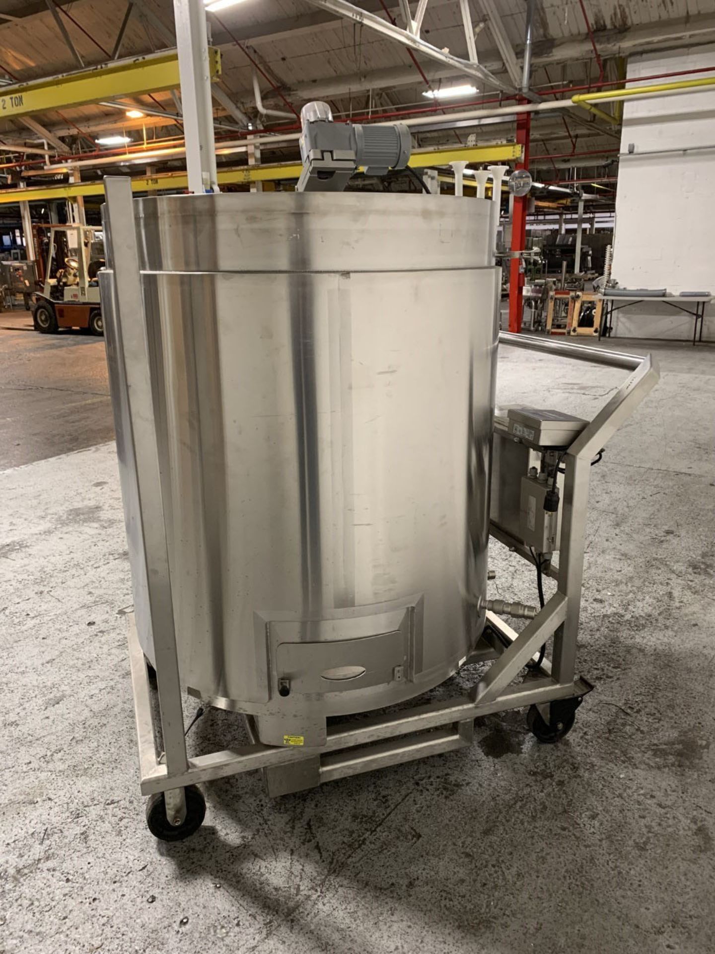 Thermo Scientific HyClone single use mixer, stainless steel construction, 1000 liter capacity - Image 5 of 14