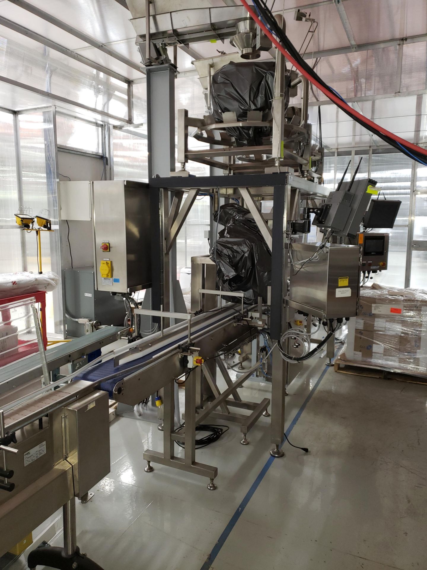 Paxiom Packaging Line formely used for packaging Dry Cannabis Flower. Line consists of the following - Image 27 of 96